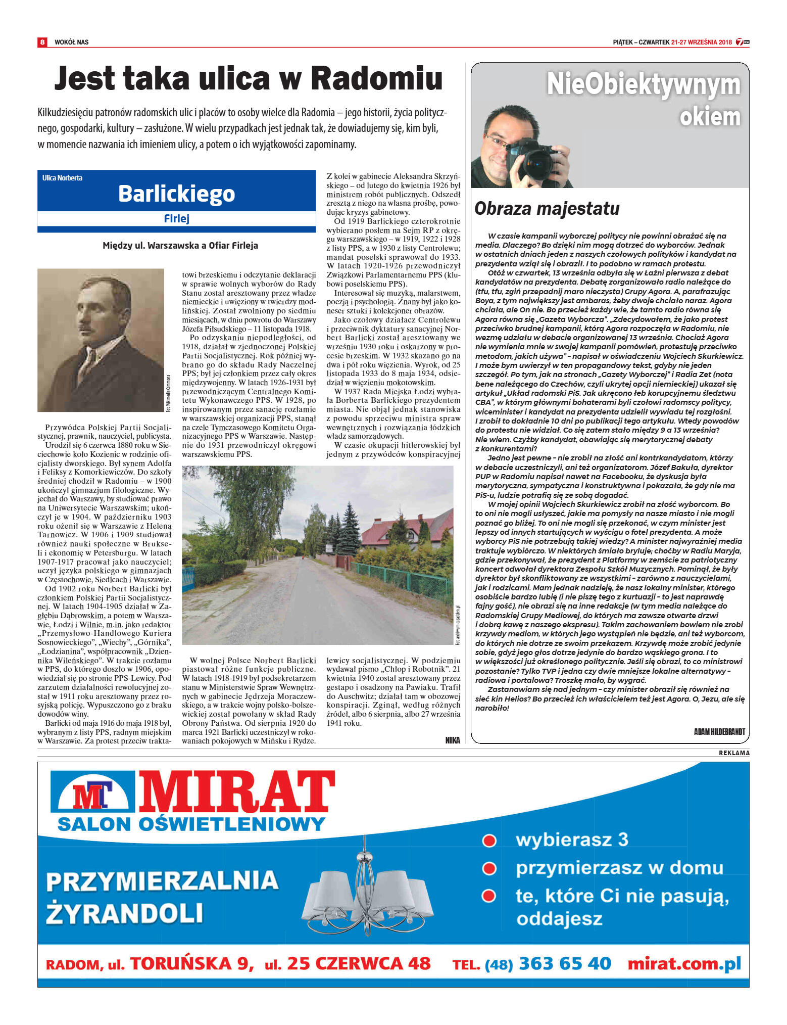 Tygodnik "7 Dni" nr 653 z 21.09.2018 - strona 8