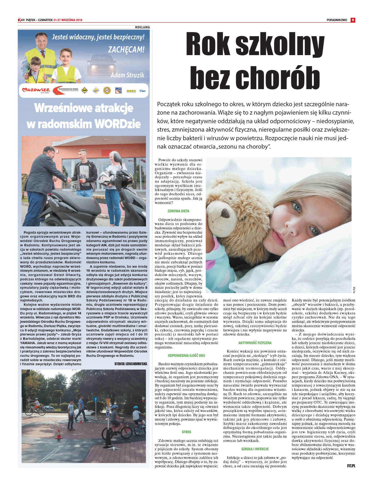 Tygodnik "7 Dni" nr 653 z 21.09.2018 - strona 9