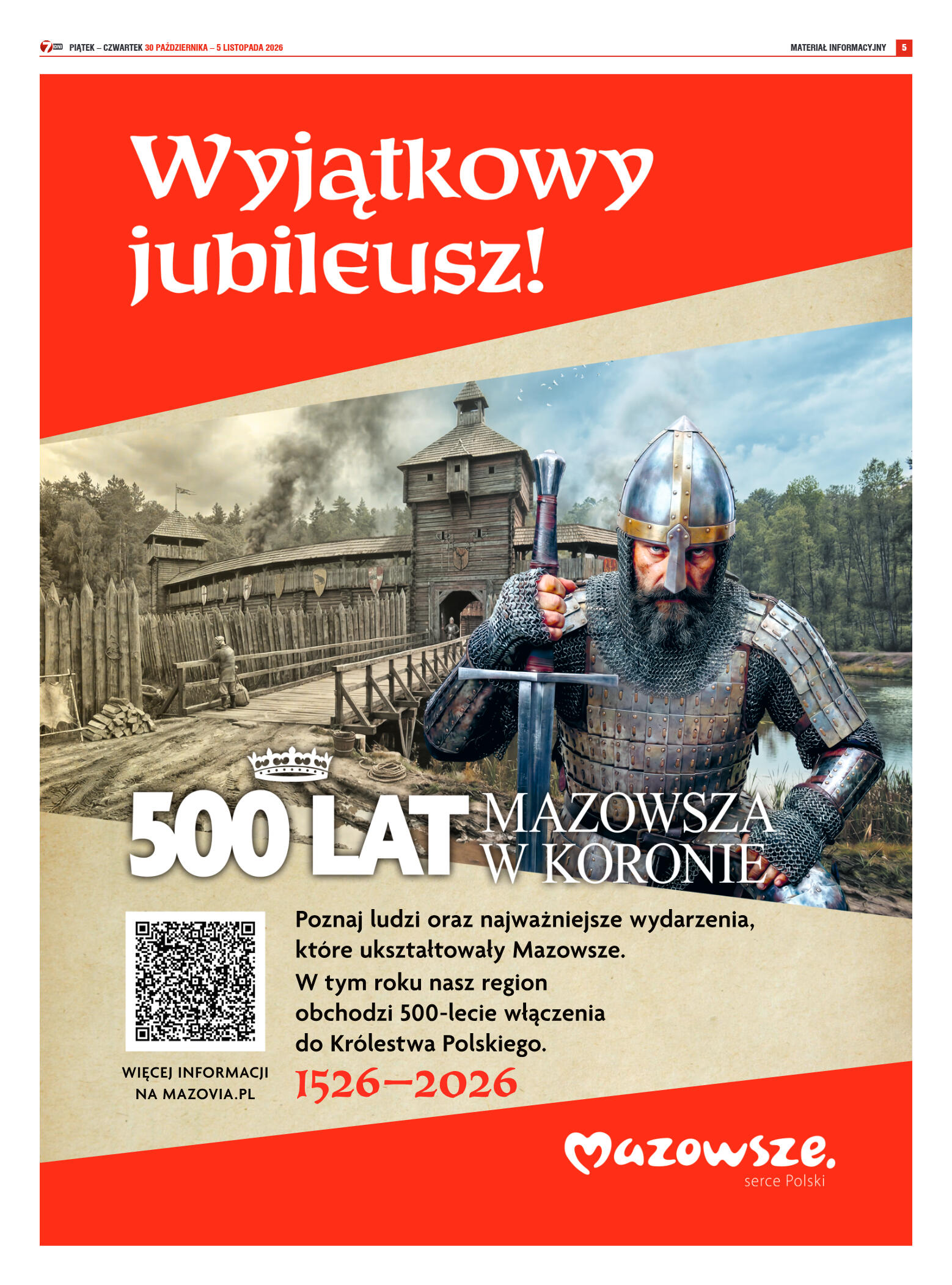 Tygodnik "7 Dni" nr 1004 z dn. 30.10.2026 r. - strona 5