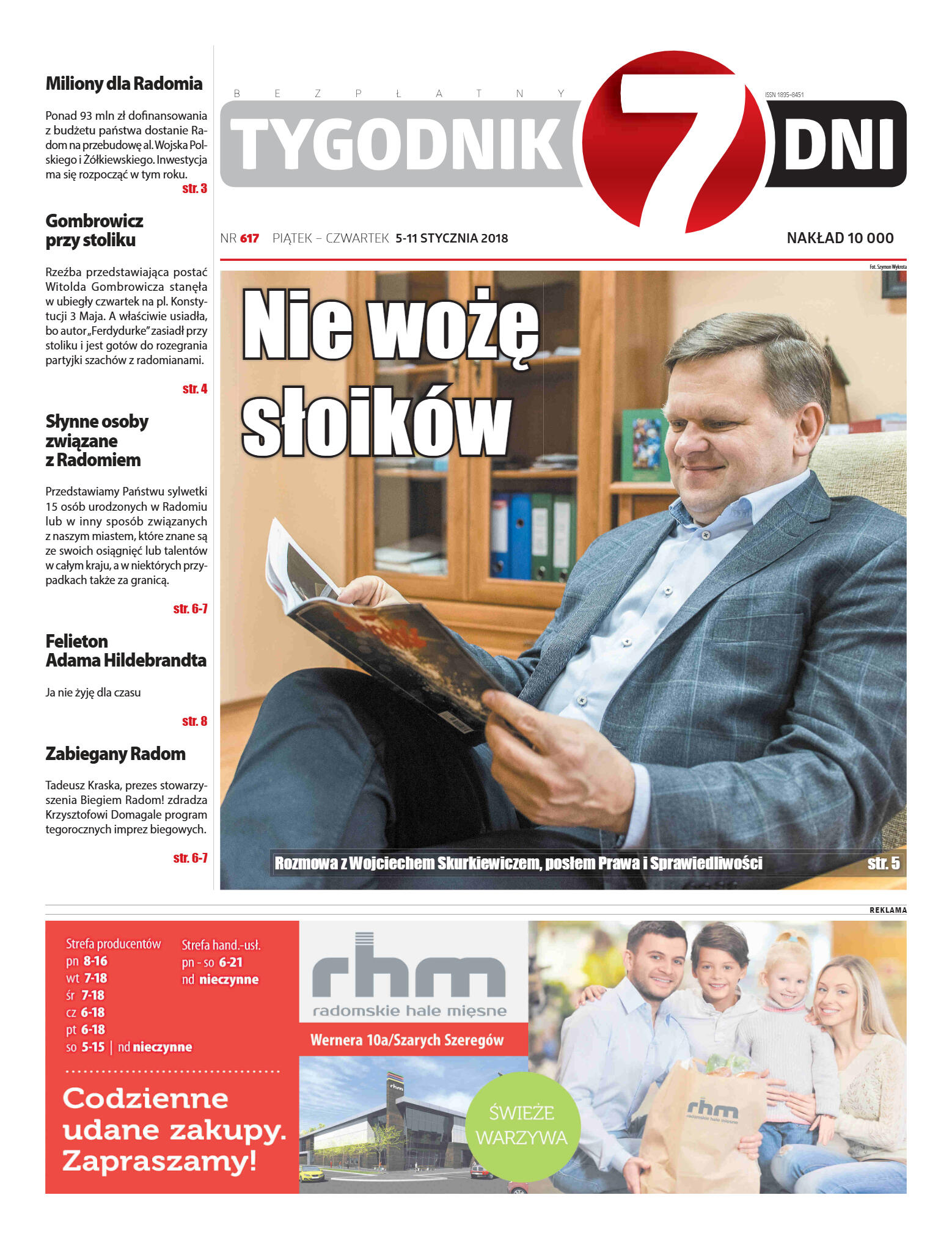Tygodnik „7 Dni” nr 617 z dn. 05.01.2018 – pobierz - strona 1