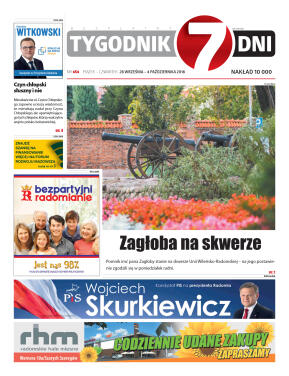 Tygodnik "7 Dni" nr 654 z 28.09.2018 - strona 1