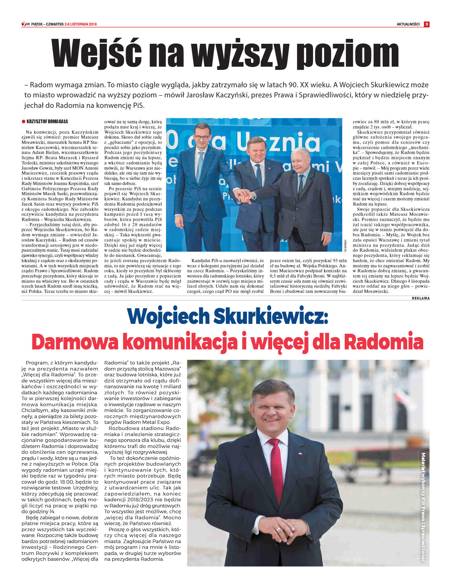 Tygodnik "7 Dni" nr 659 z 02.11.2018 - strona 3