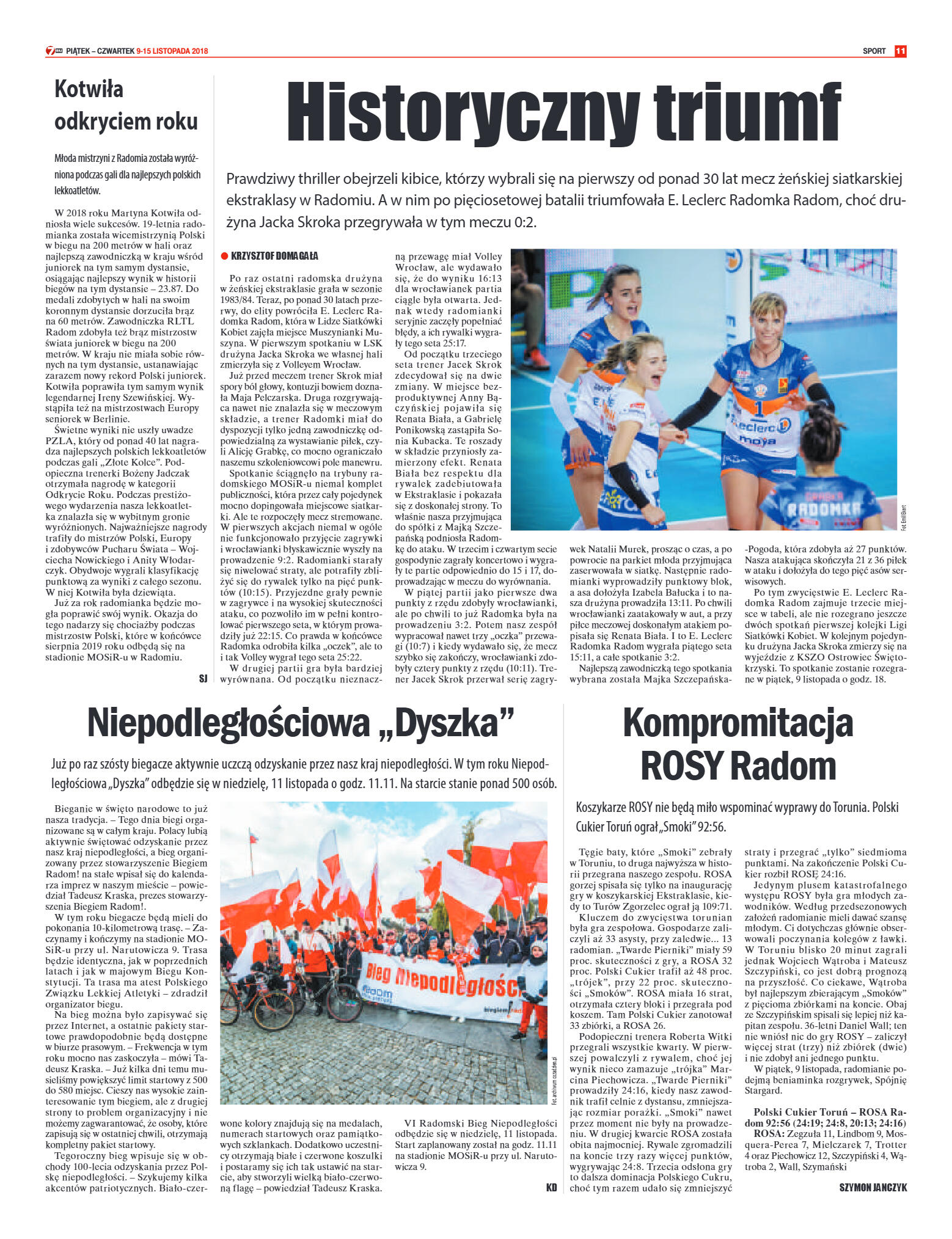 Tygodnik "7 Dni" nr 660 z 09.11.2018 - strona 11