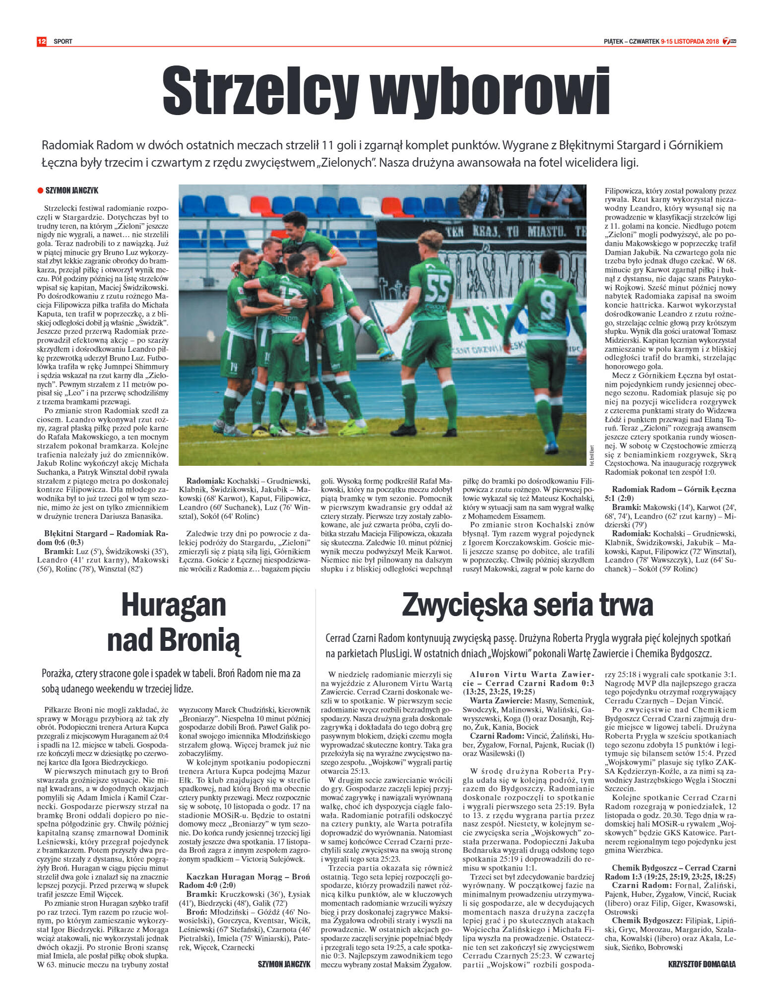 Tygodnik "7 Dni" nr 660 z 09.11.2018 - strona 12