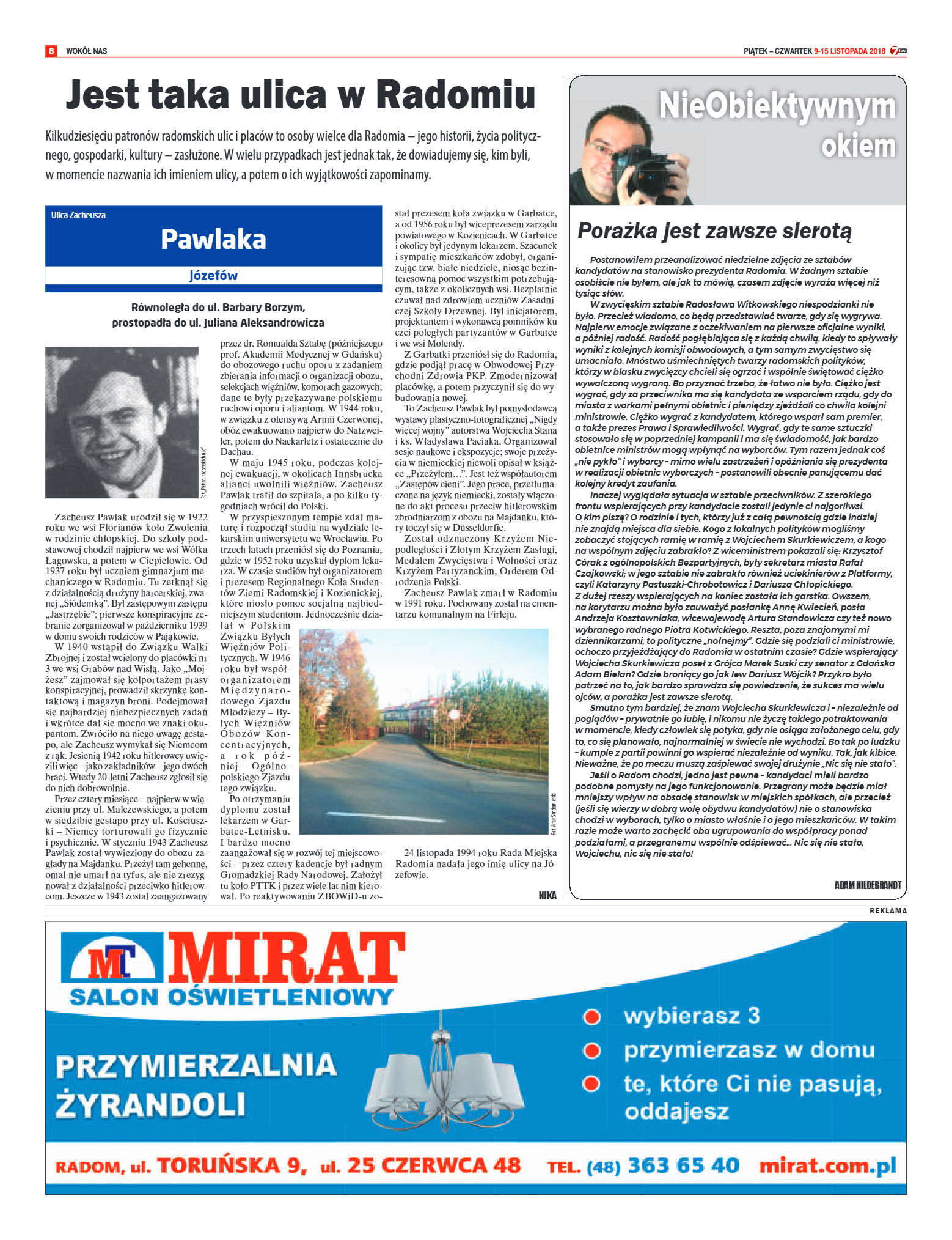 Tygodnik "7 Dni" nr 660 z 09.11.2018 - strona 8