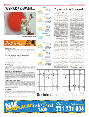 Tygodnik "7 Dni" nr 660 z 09.11.2018 - strona 10