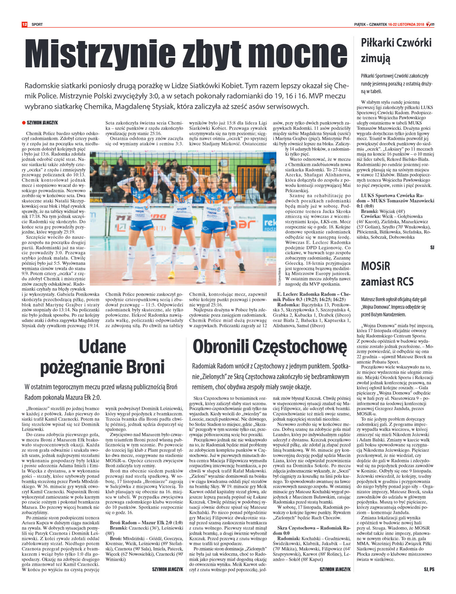 Tygodnik "7 Dni" nr 661 z 16.11.2018 - strona 12