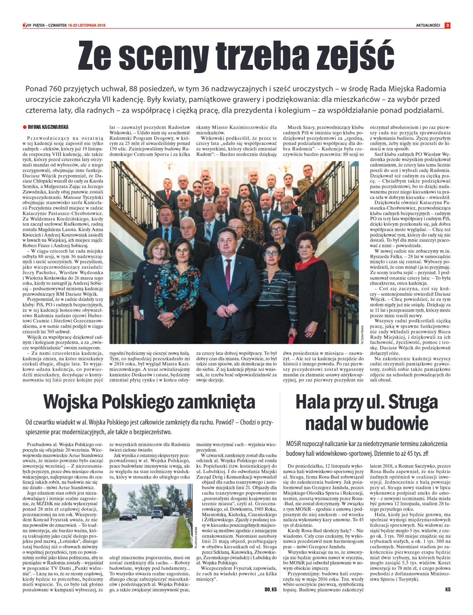 Tygodnik "7 Dni" nr 661 z 16.11.2018 - strona 3