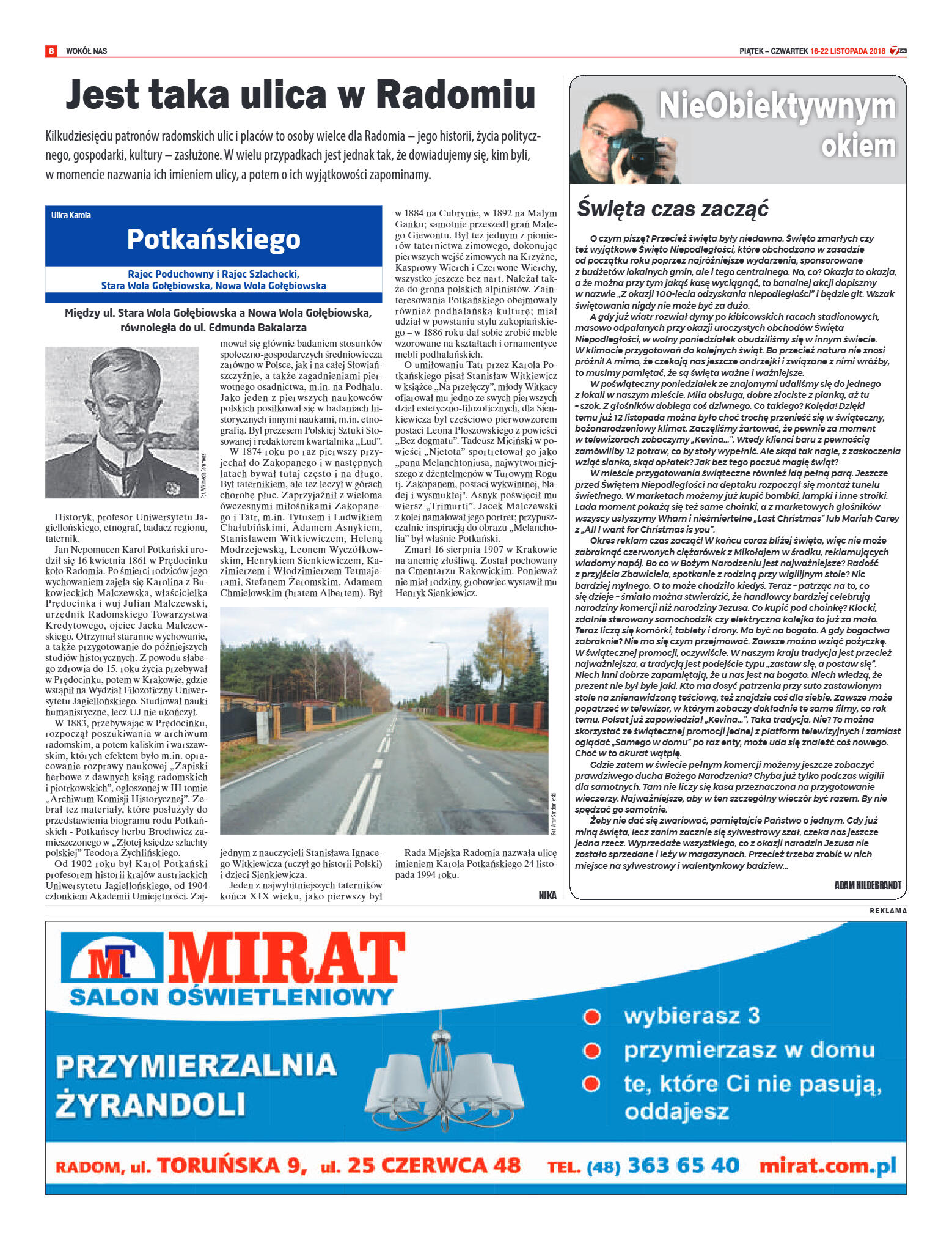 Tygodnik "7 Dni" nr 661 z 16.11.2018 - strona 8