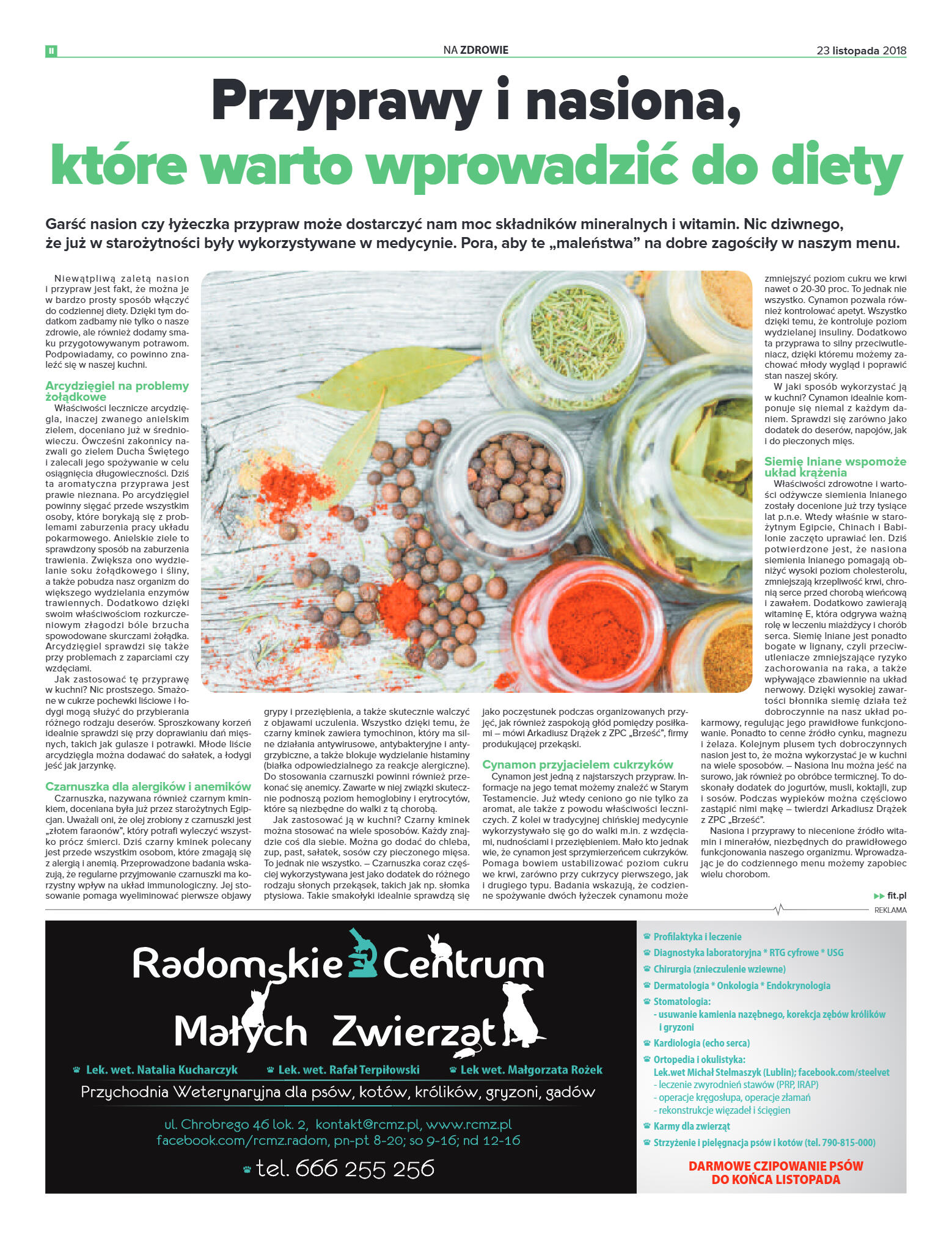 Tygodnik "7 Dni" nr 662 z 23.11.2018 - strona 14