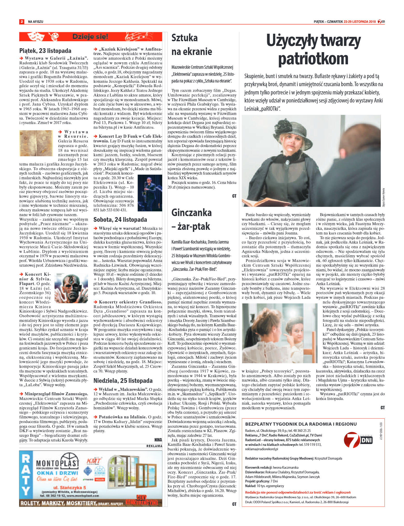 Tygodnik "7 Dni" nr 662 z 23.11.2018 - strona 2