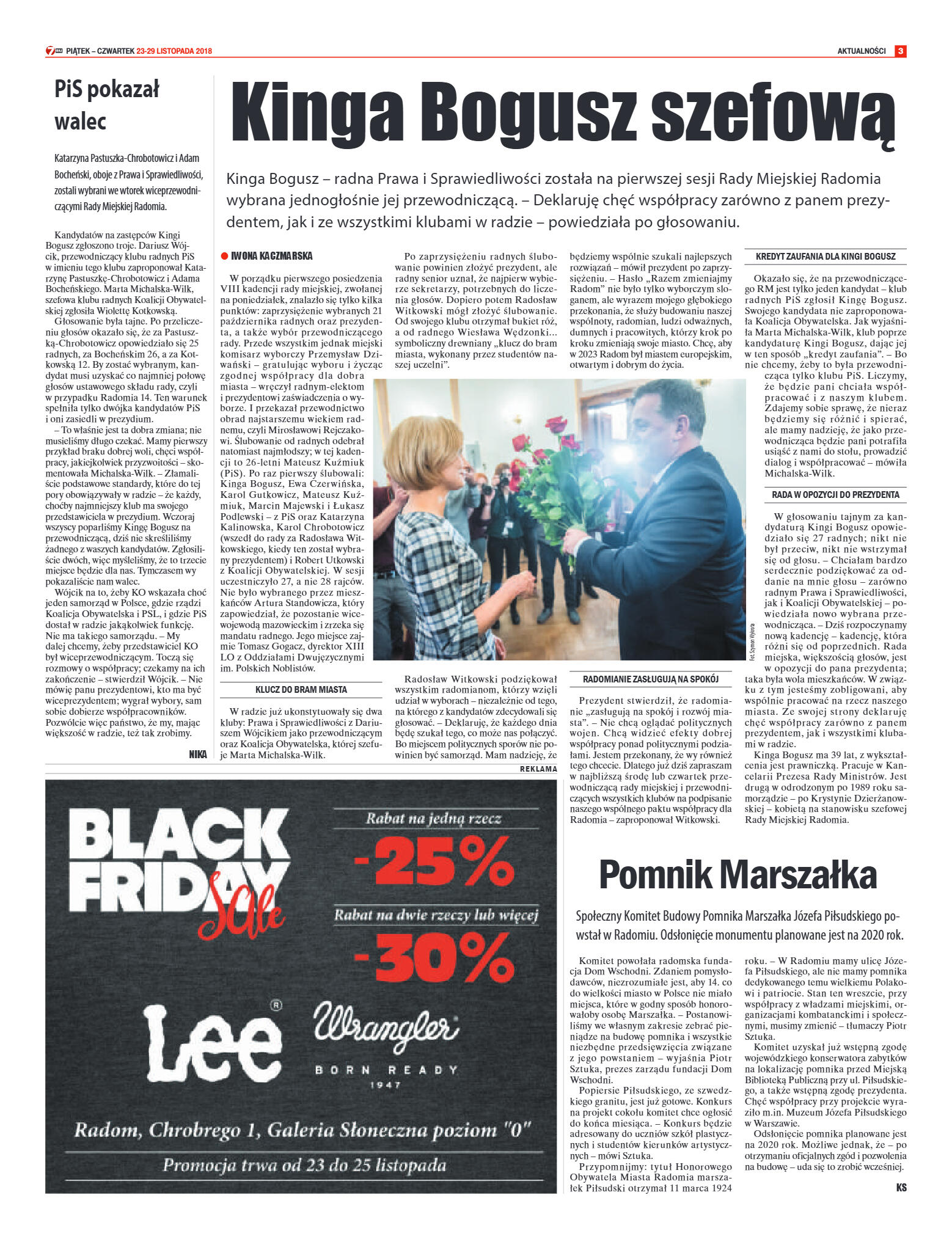 Tygodnik "7 Dni" nr 662 z 23.11.2018 - strona 3