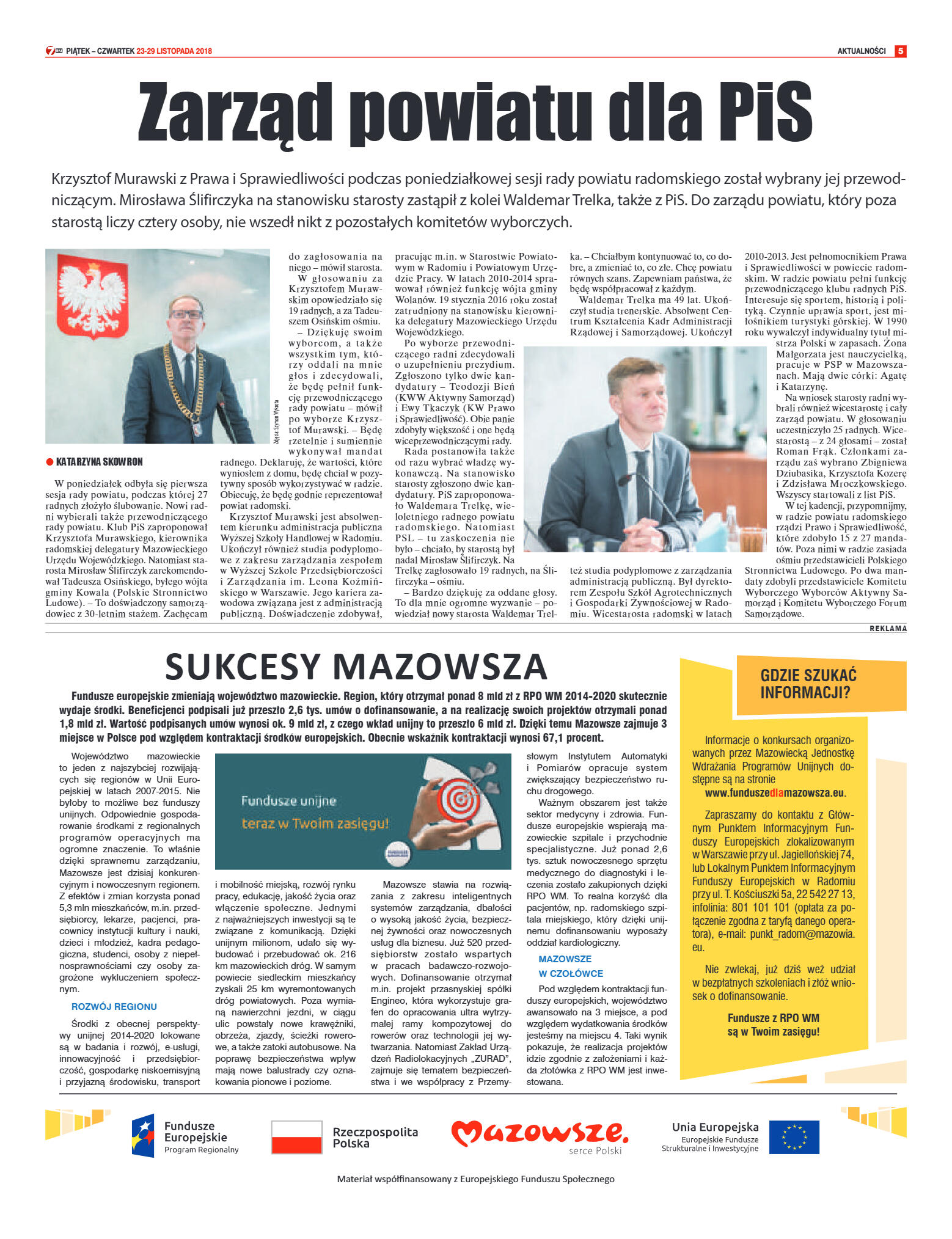 Tygodnik "7 Dni" nr 662 z 23.11.2018 - strona 5