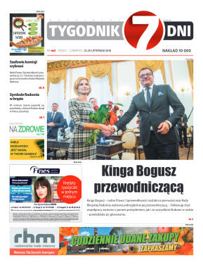Tygodnik "7 Dni" nr 662 z 23.11.2018 - strona 1