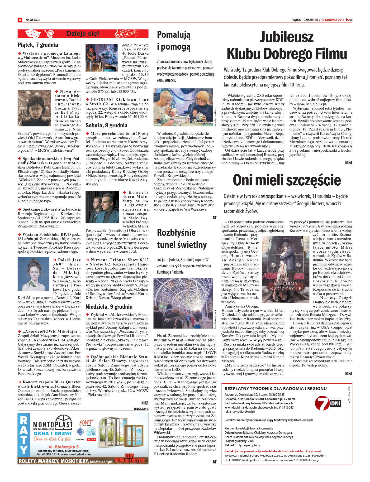 Tygodnik "7 Dni" nr 664 z 07.12.2018 - strona 2