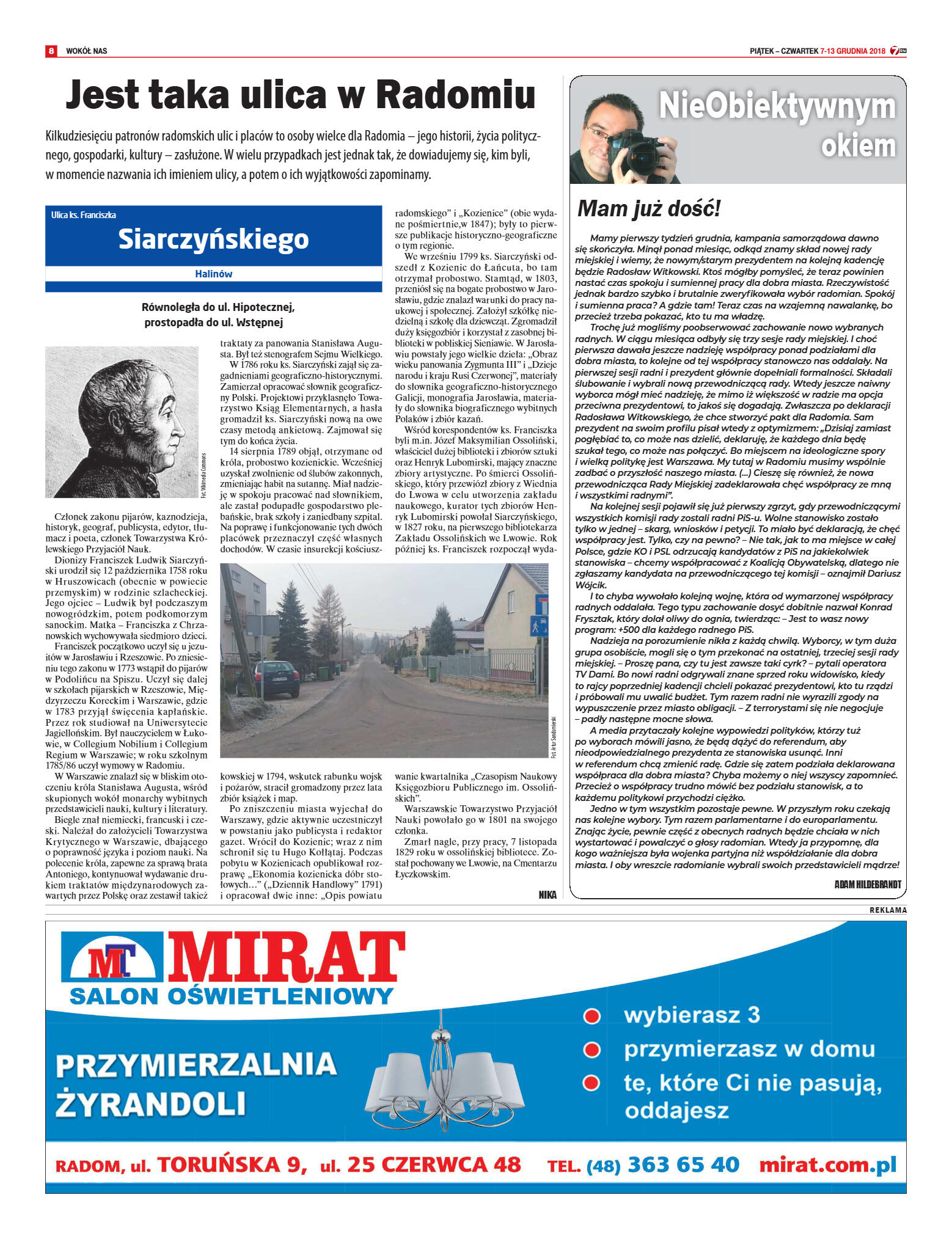 Tygodnik "7 Dni" nr 664 z 07.12.2018 - strona 8