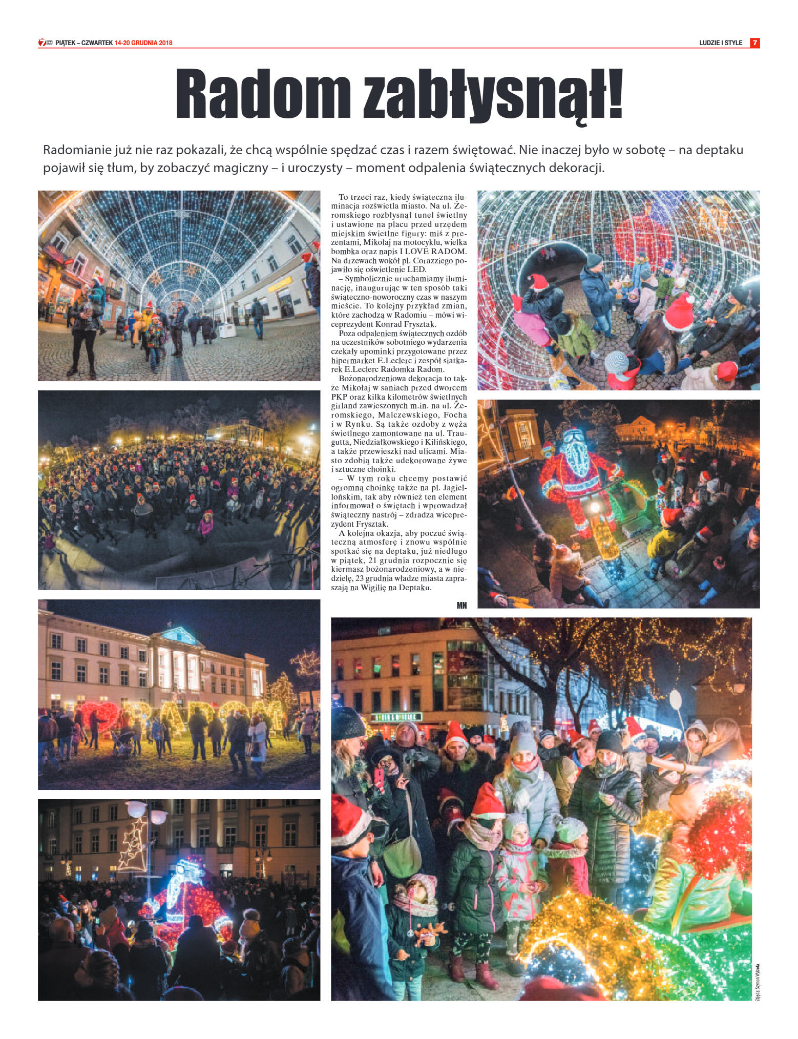 Tygodnik "7 Dni" nr 665 z 14.12.2018 - strona 7