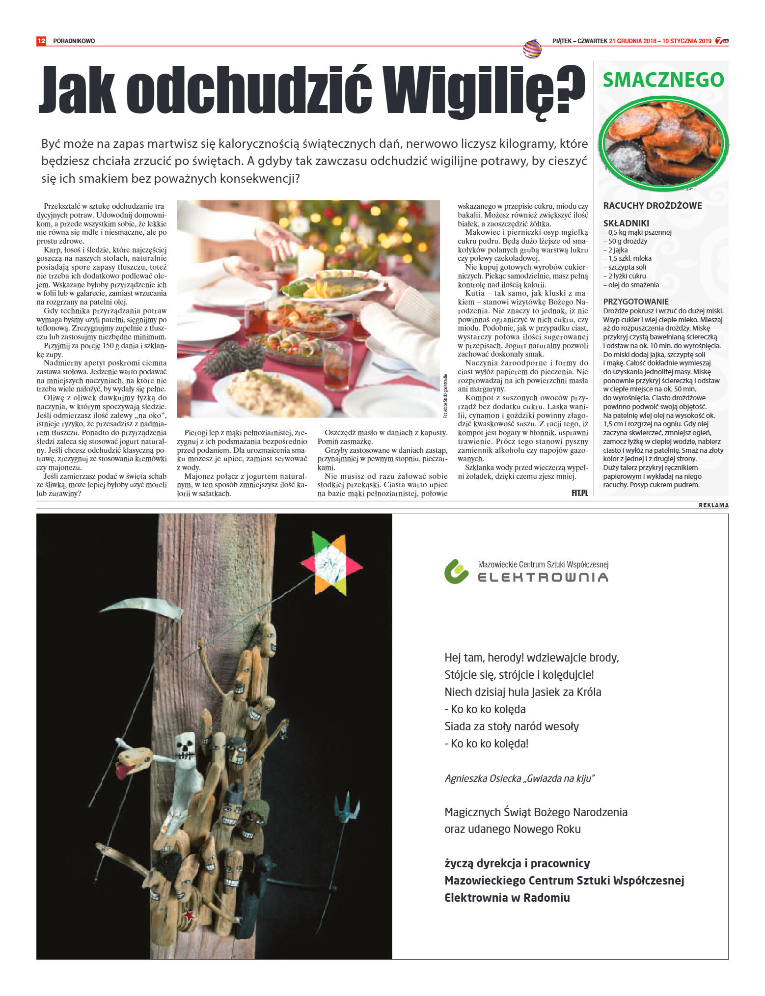 Tygodnik "7 Dni" nr 666 z 21.12.2018 - strona 12