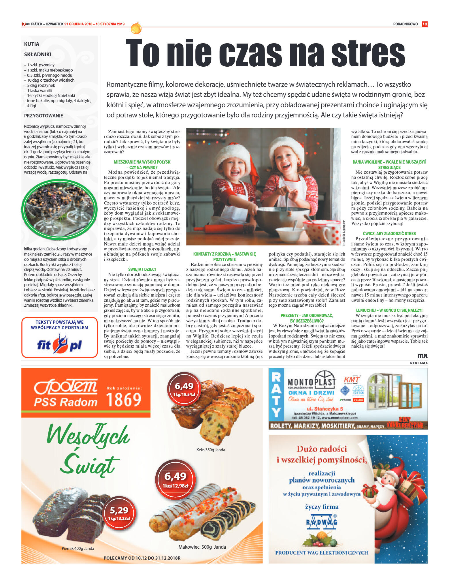 Tygodnik "7 Dni" nr 666 z 21.12.2018 - strona 13