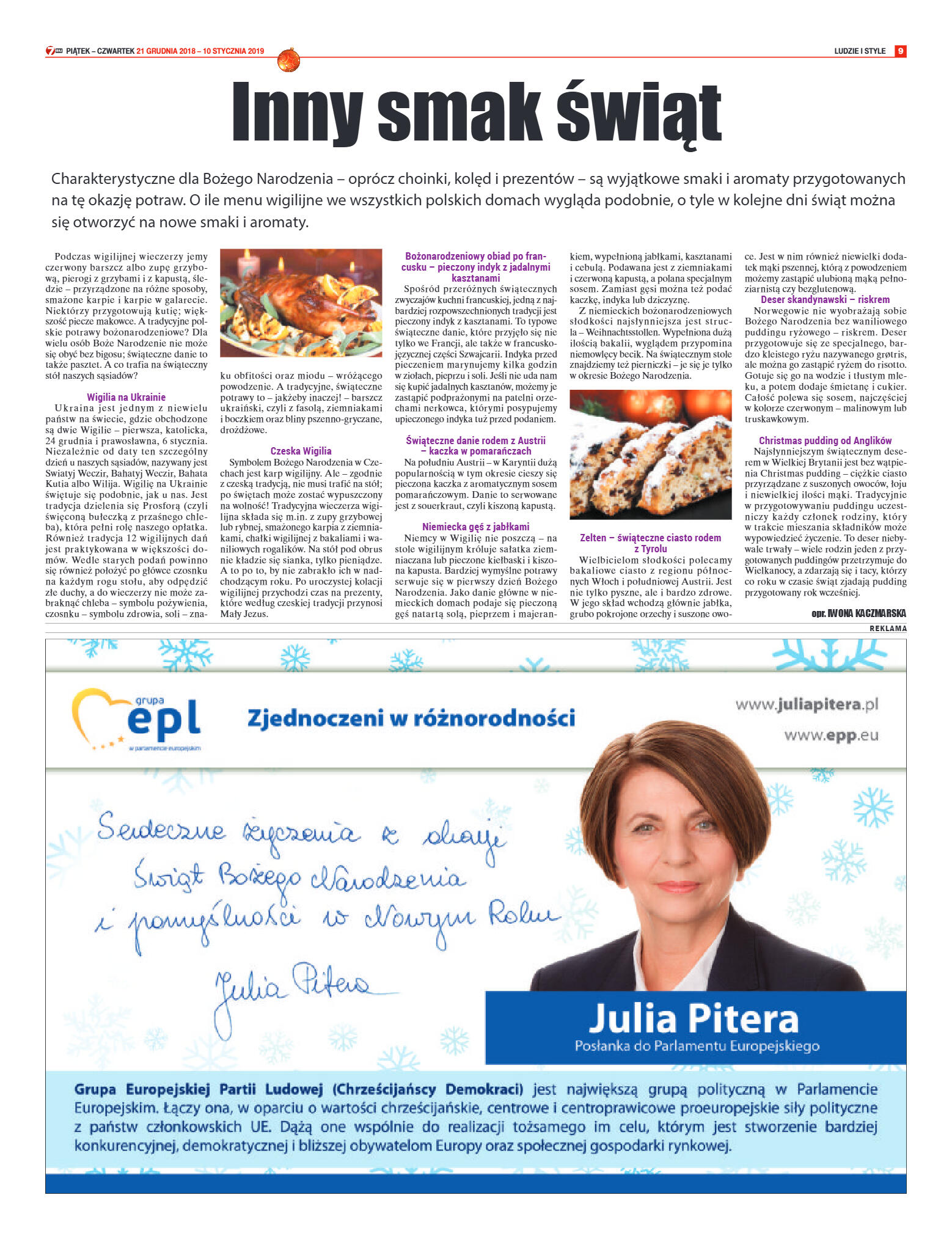 Tygodnik "7 Dni" nr 666 z 21.12.2018 - strona 9