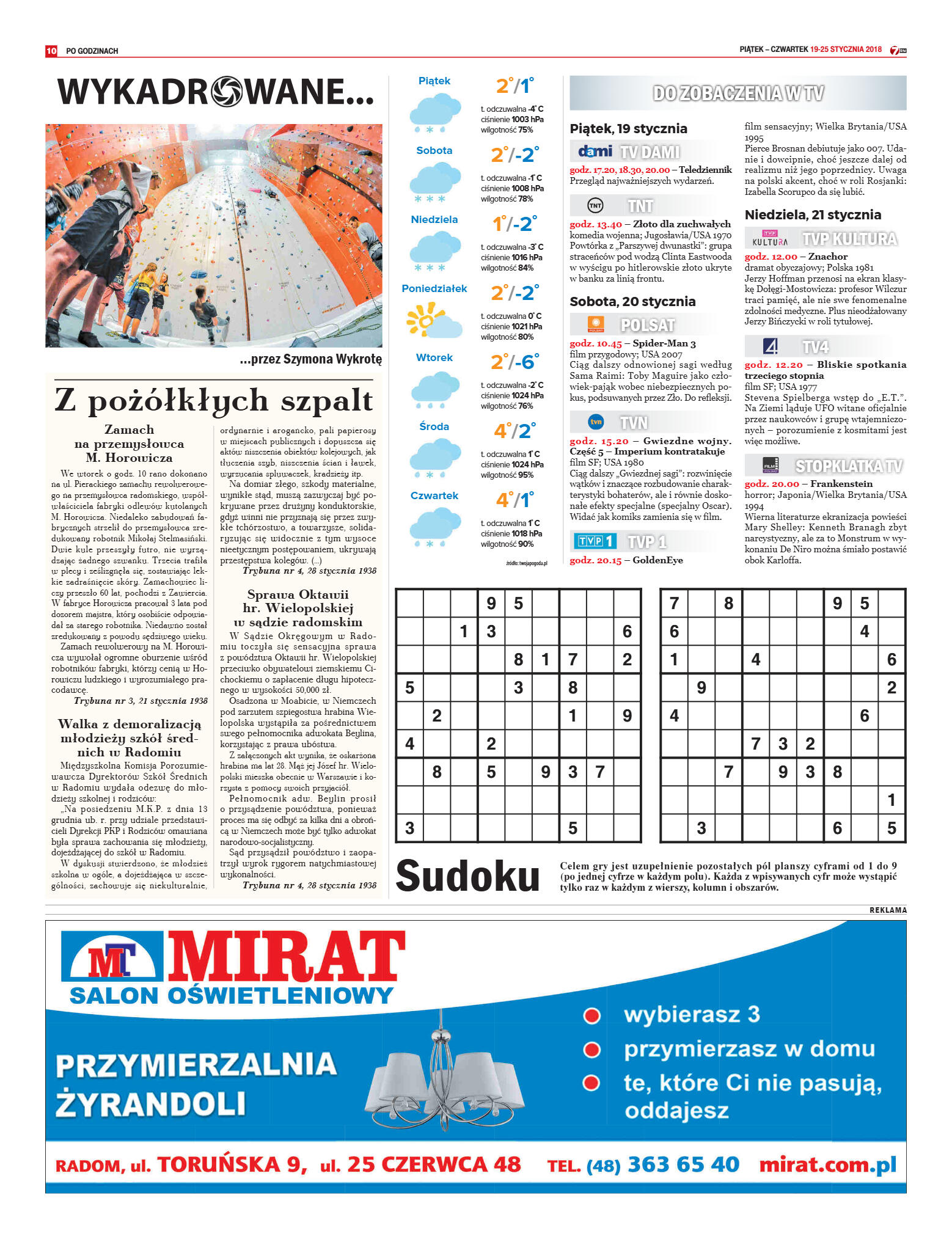 Tygodnik "7 Dni" nr 619 z dn. 19.01.2018 - strona 10