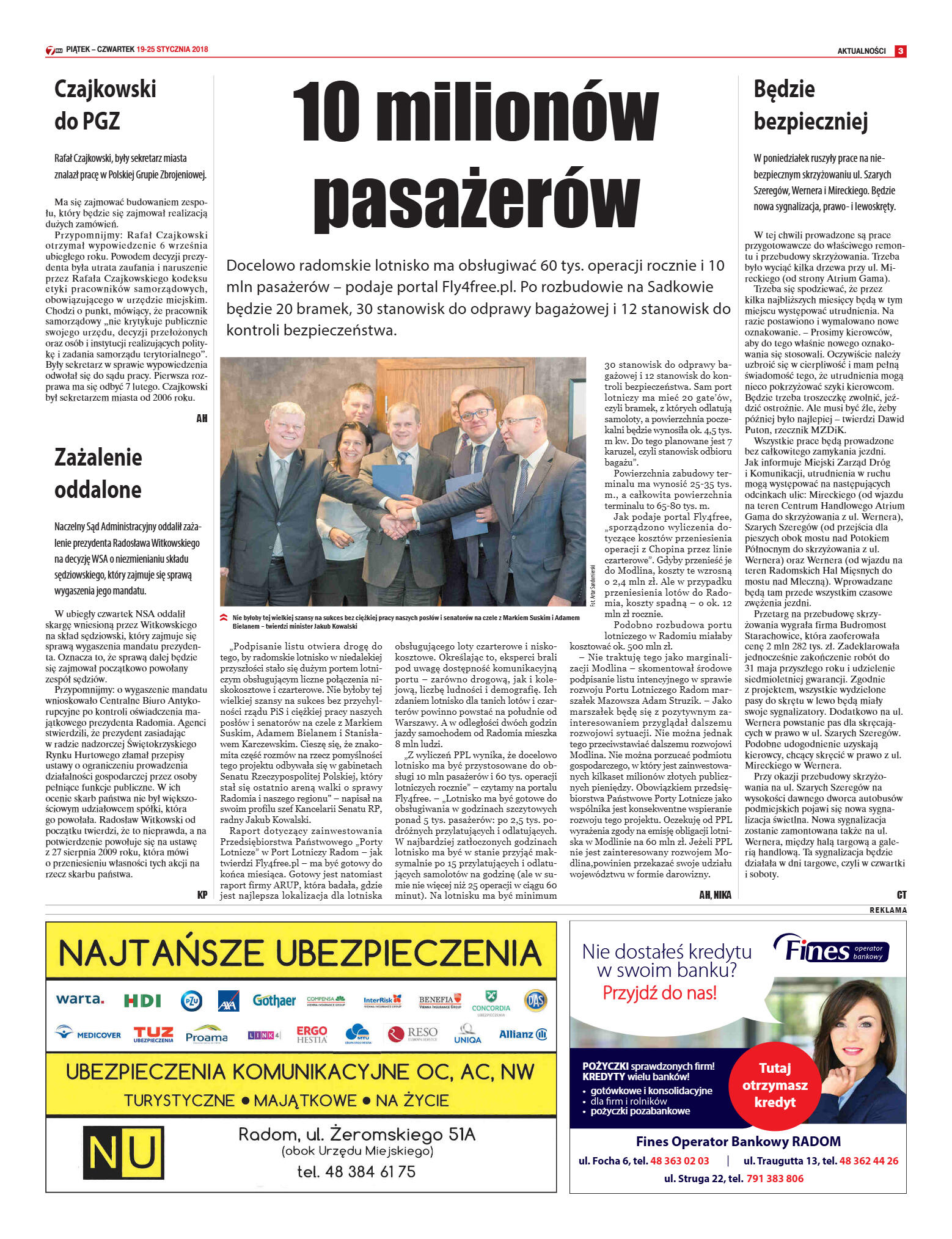 Tygodnik "7 Dni" nr 619 z dn. 19.01.2018 - strona 3