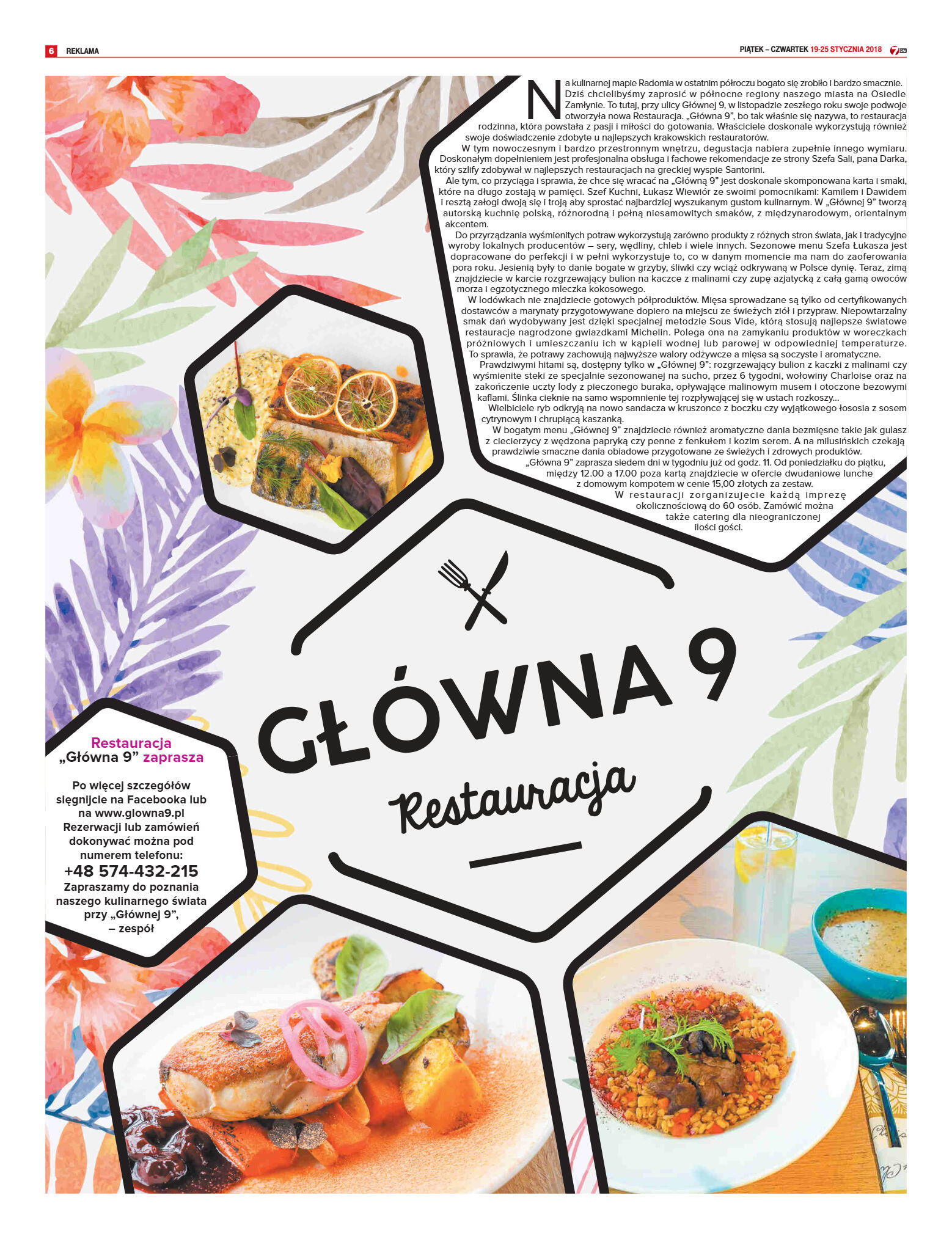 Tygodnik "7 Dni" nr 619 z dn. 19.01.2018 - strona 6