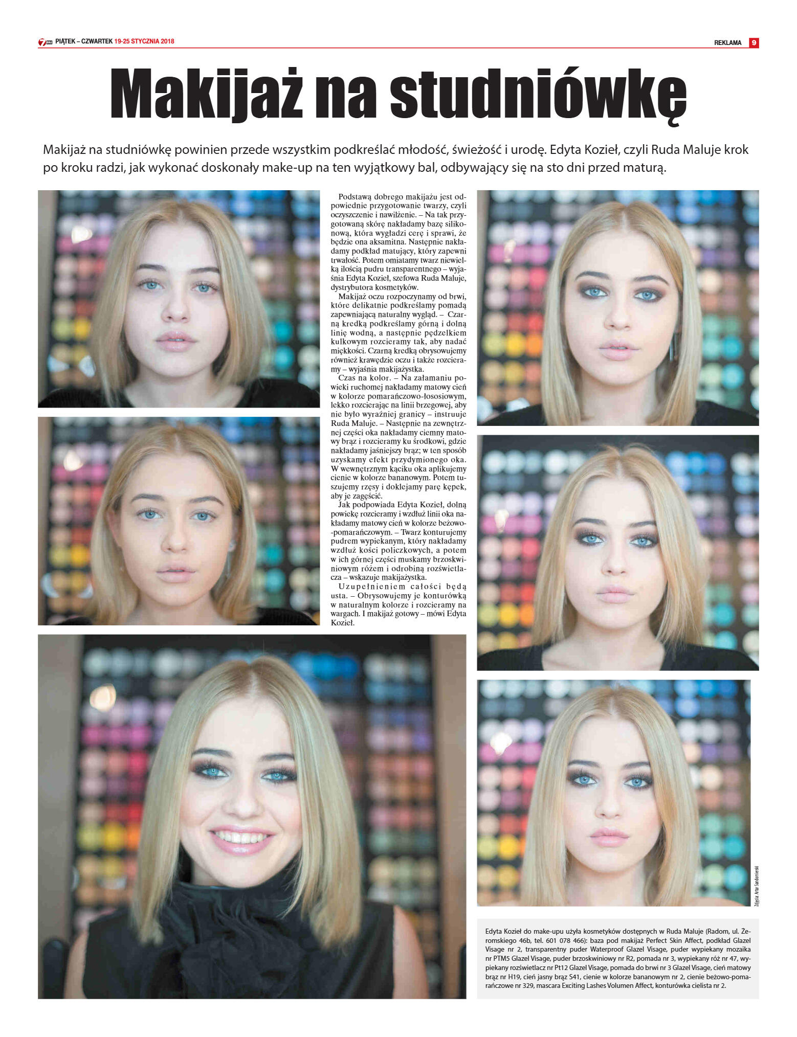 Tygodnik "7 Dni" nr 619 z dn. 19.01.2018 - strona 9