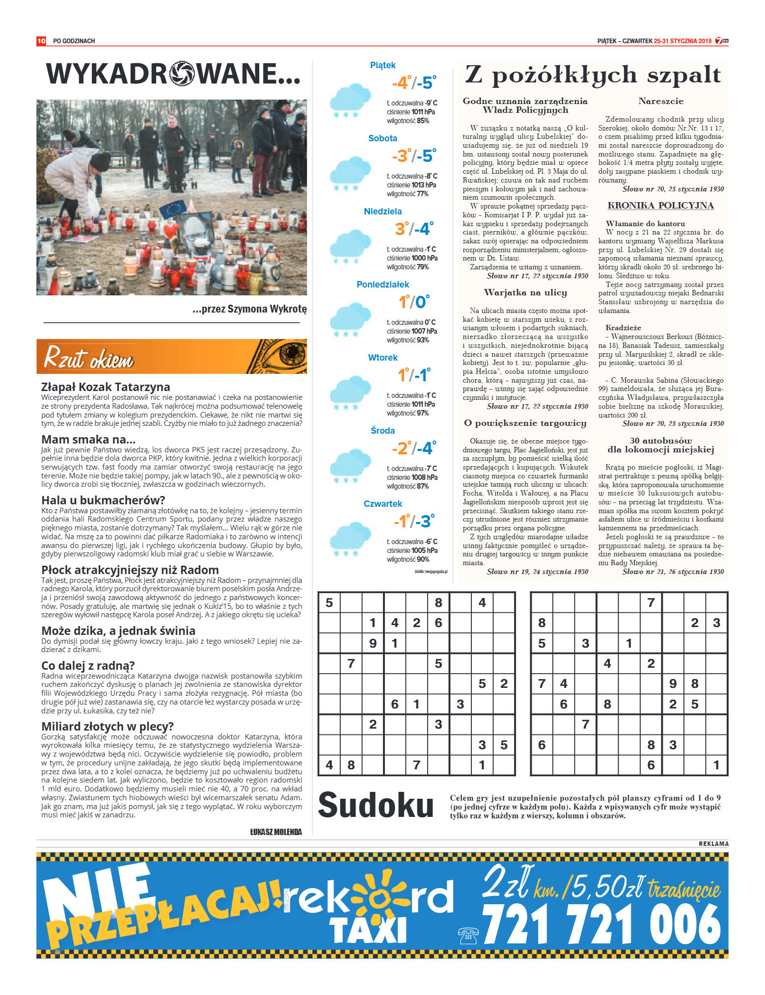 Tygodnik "7 Dni" nr 669 z 25.01.2019 - strona 10