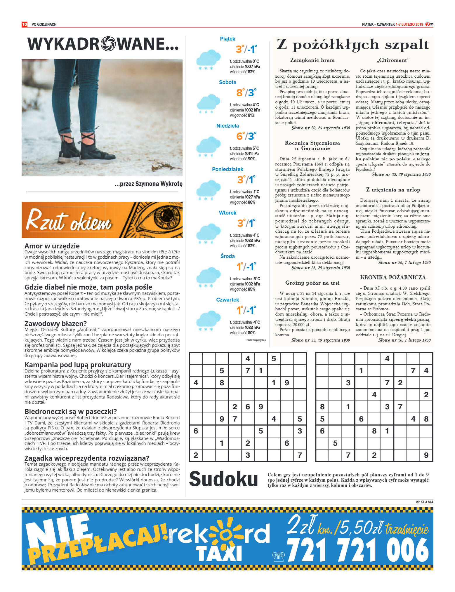 Tygodnik "7 Dni" nr 670 z 01.02.2019 - strona 10