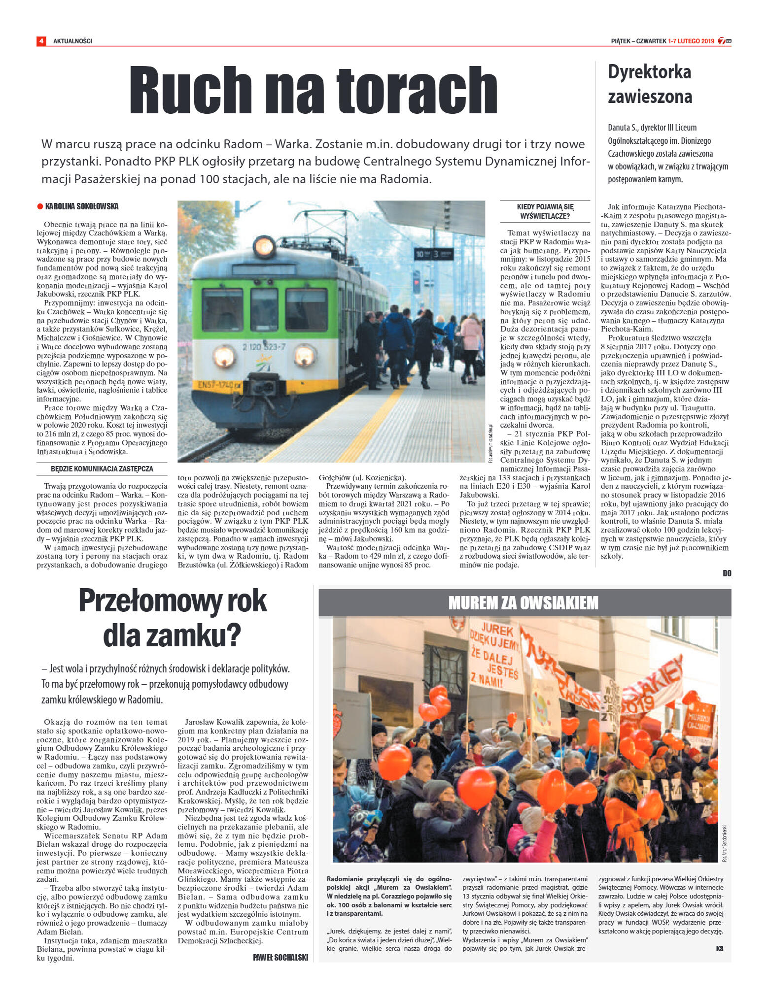 Tygodnik "7 Dni" nr 670 z 01.02.2019 - strona 4