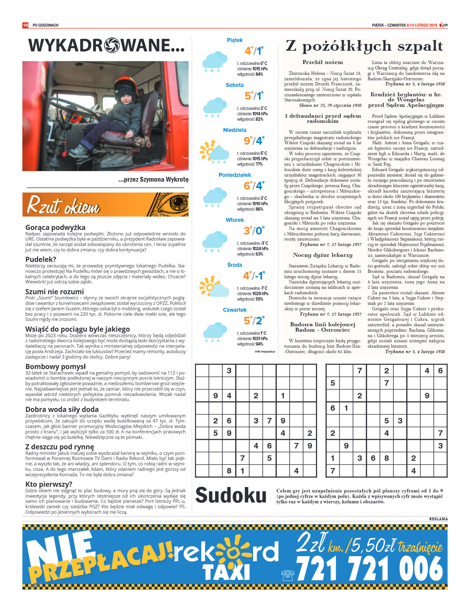 Tygodnik "7 Dni" nr 671 z 08.02.2019 - strona 10