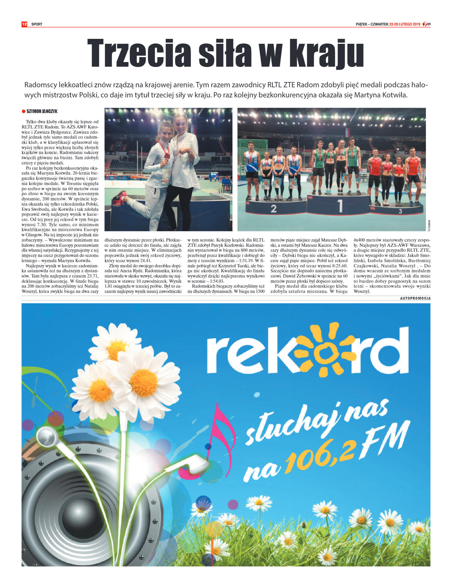 Tygodnik "7 Dni" nr 673 z 22.02.2019 - strona 12