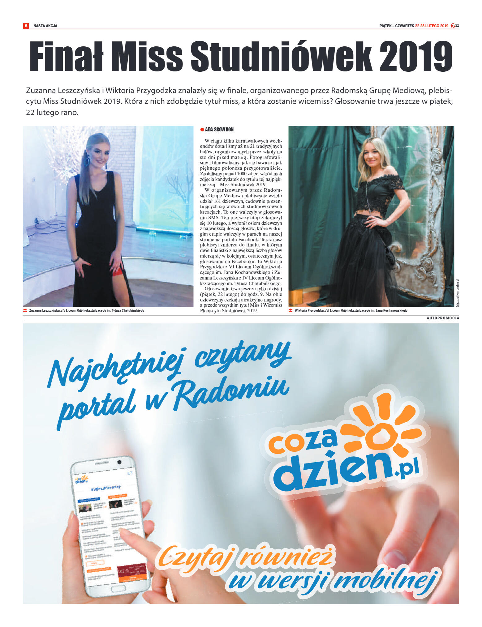 Tygodnik "7 Dni" nr 673 z 22.02.2019 - strona 6