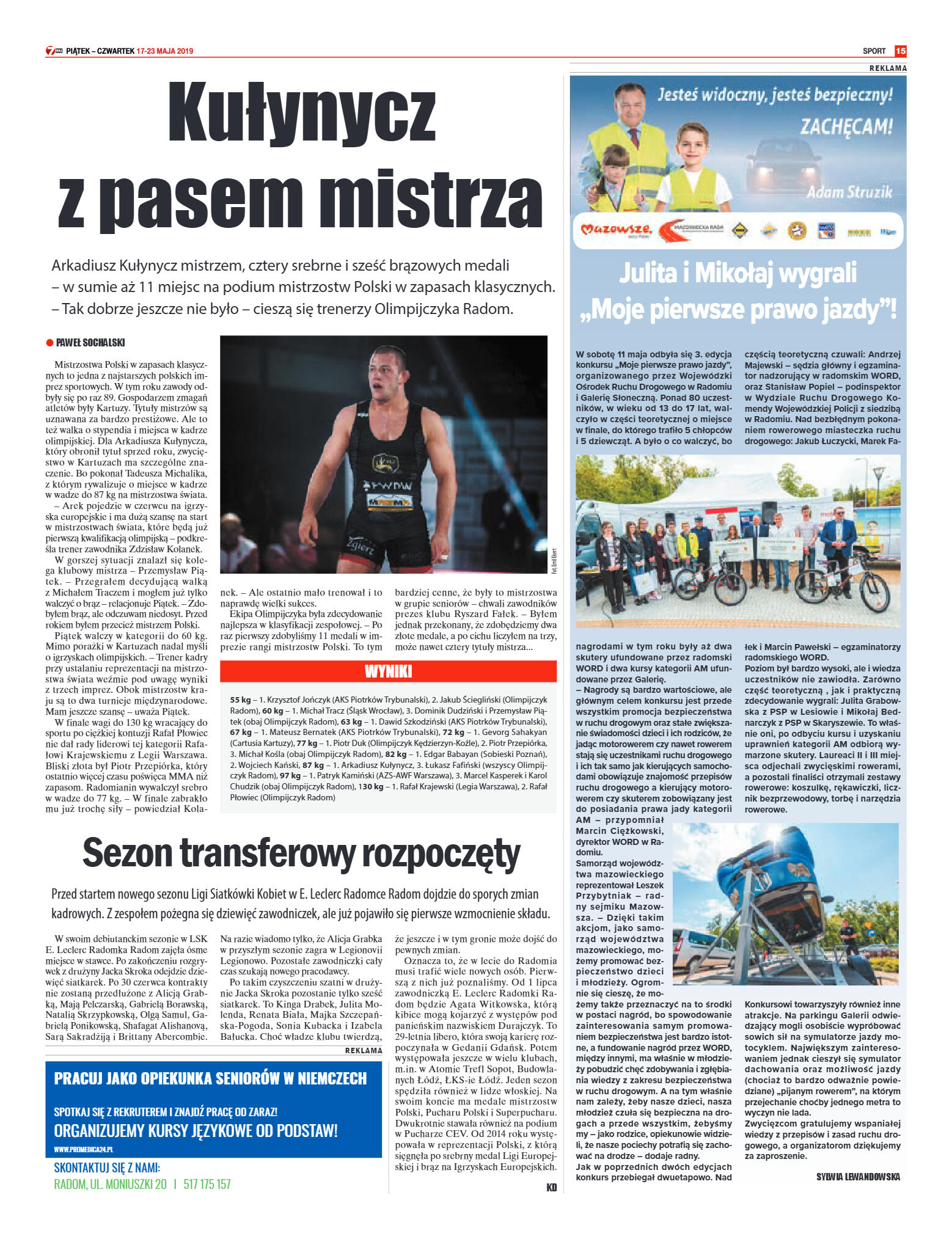 Tygodnik "7 Dni" nr 684 z 17.05.2019 - strona 15