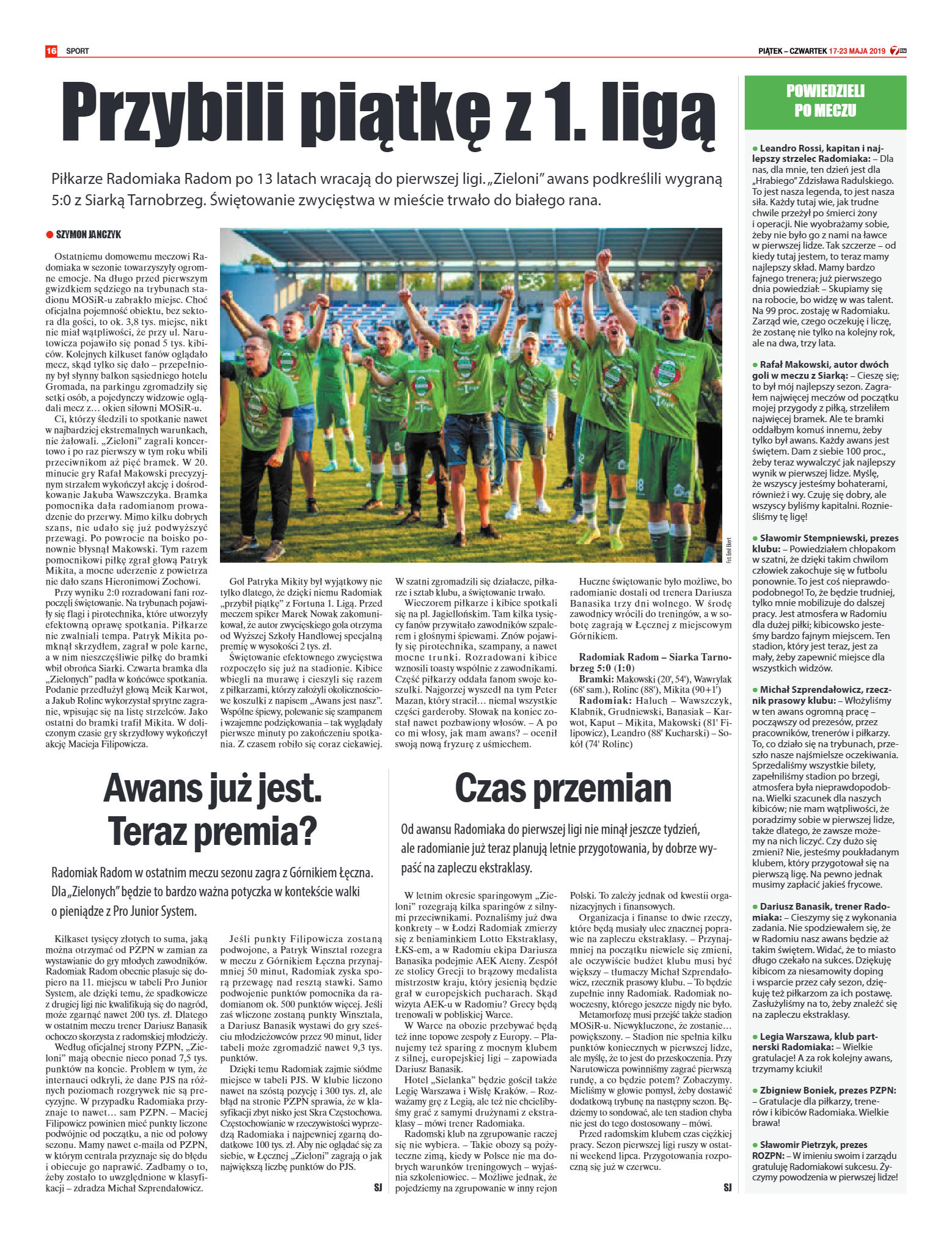 Tygodnik "7 Dni" nr 684 z 17.05.2019 - strona 16