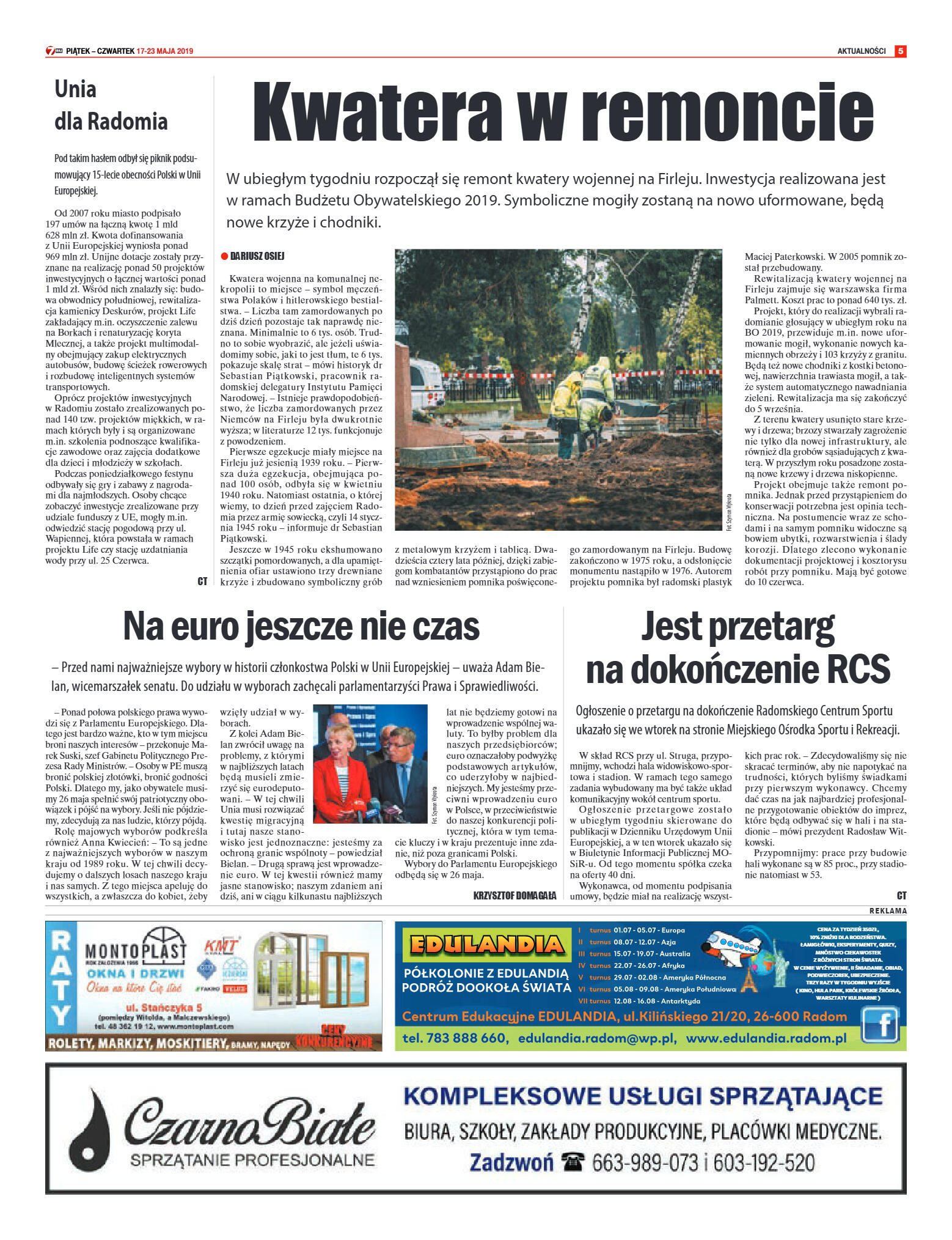 Tygodnik "7 Dni" nr 684 z 17.05.2019 - strona 5