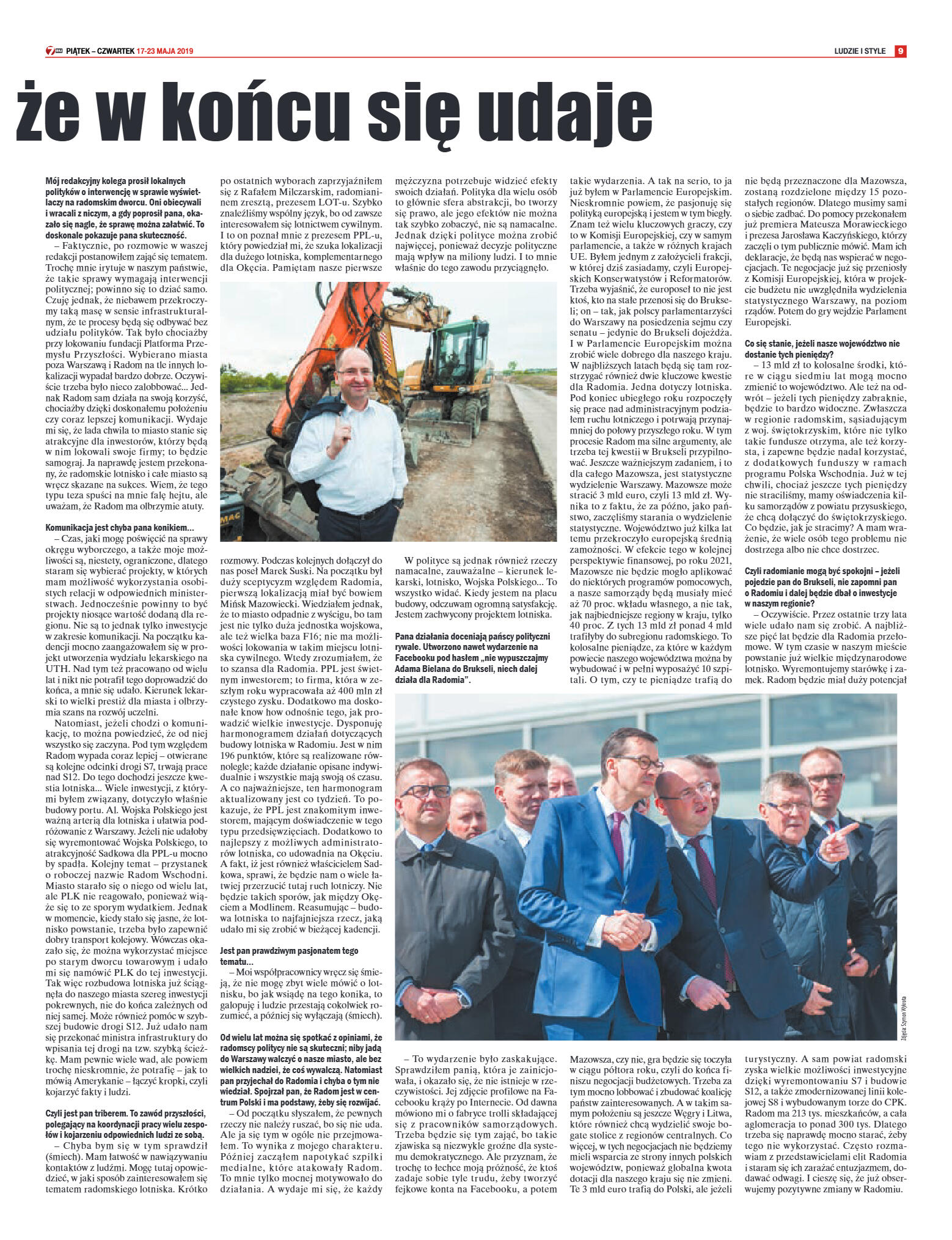 Tygodnik "7 Dni" nr 684 z 17.05.2019 - strona 9