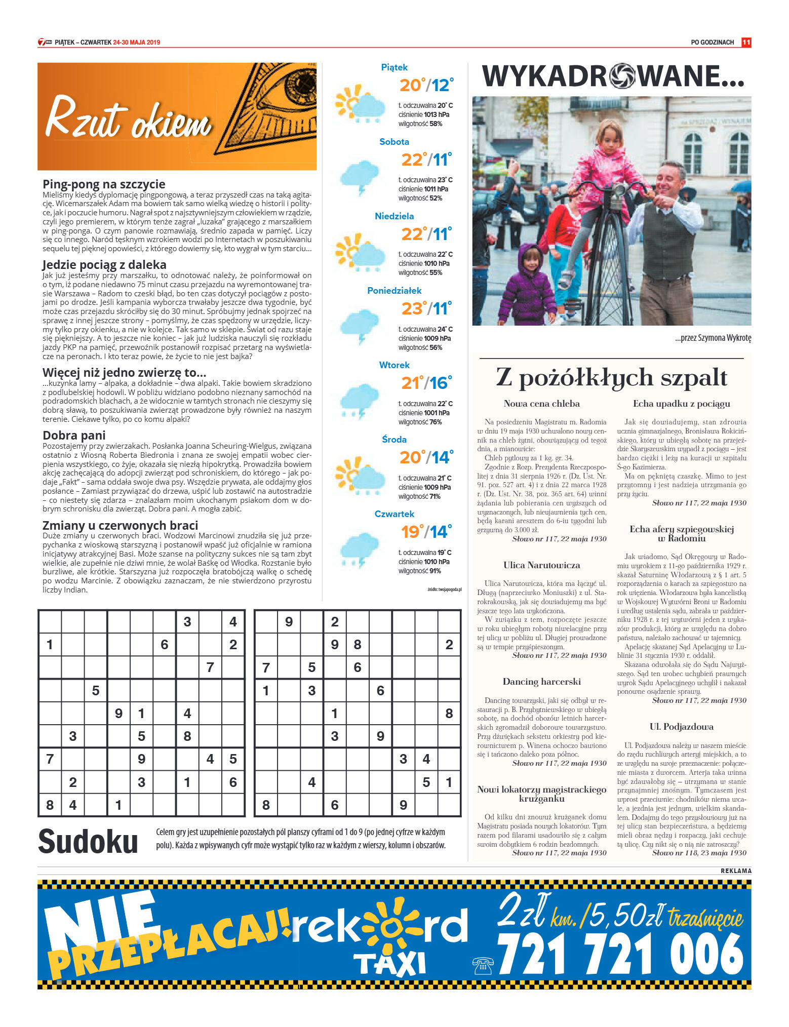 Tygodnik "7 Dni" nr 685 z 24.05.2019 - strona 11