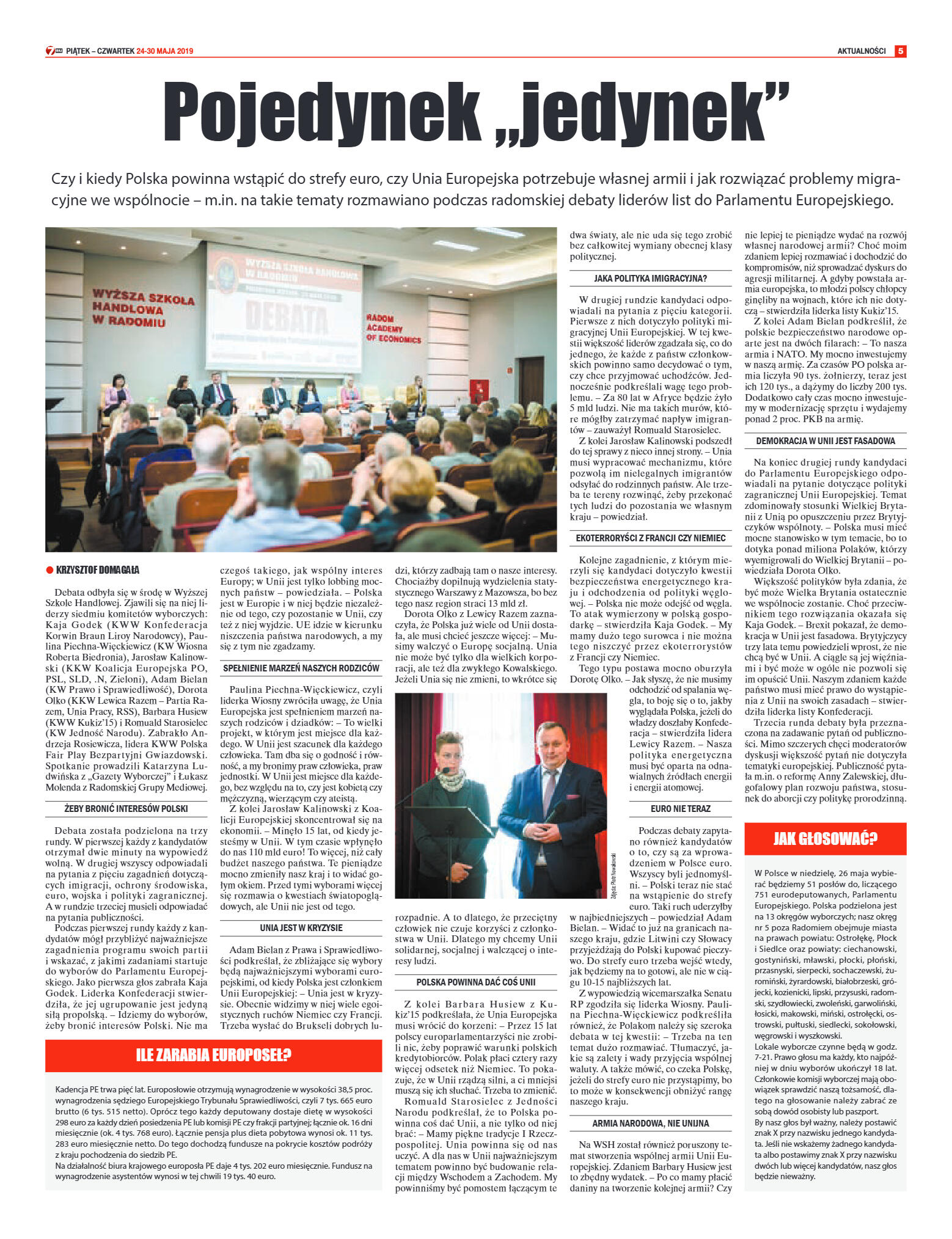 Tygodnik "7 Dni" nr 685 z 24.05.2019 - strona 5