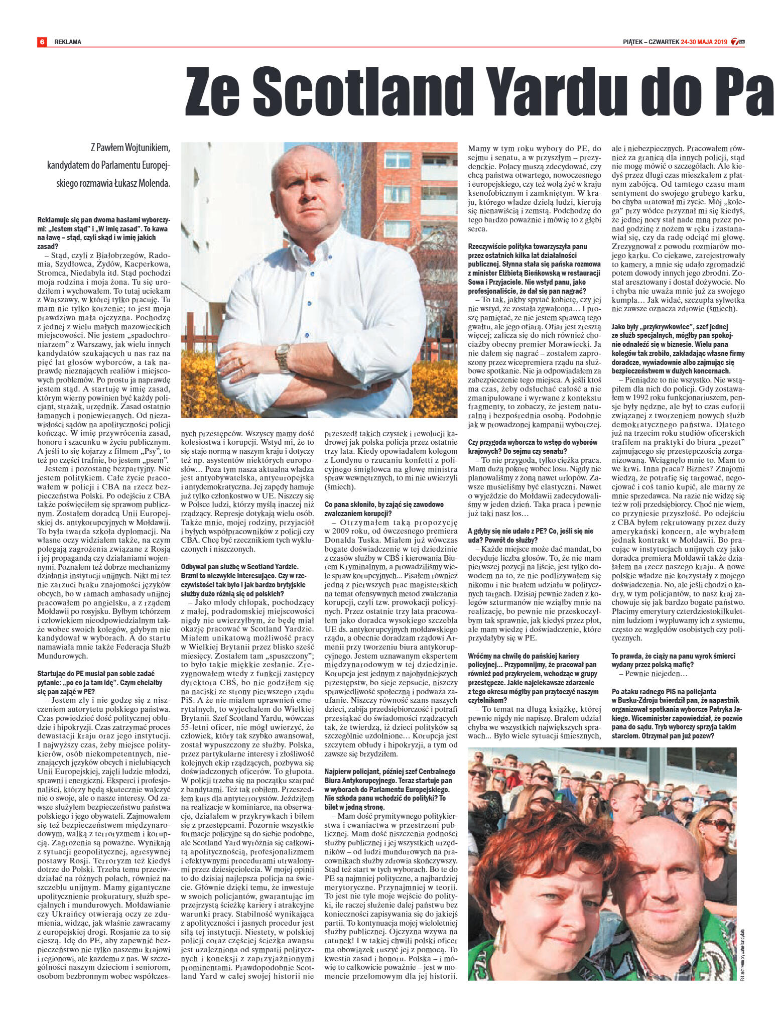 Tygodnik "7 Dni" nr 685 z 24.05.2019 - strona 6