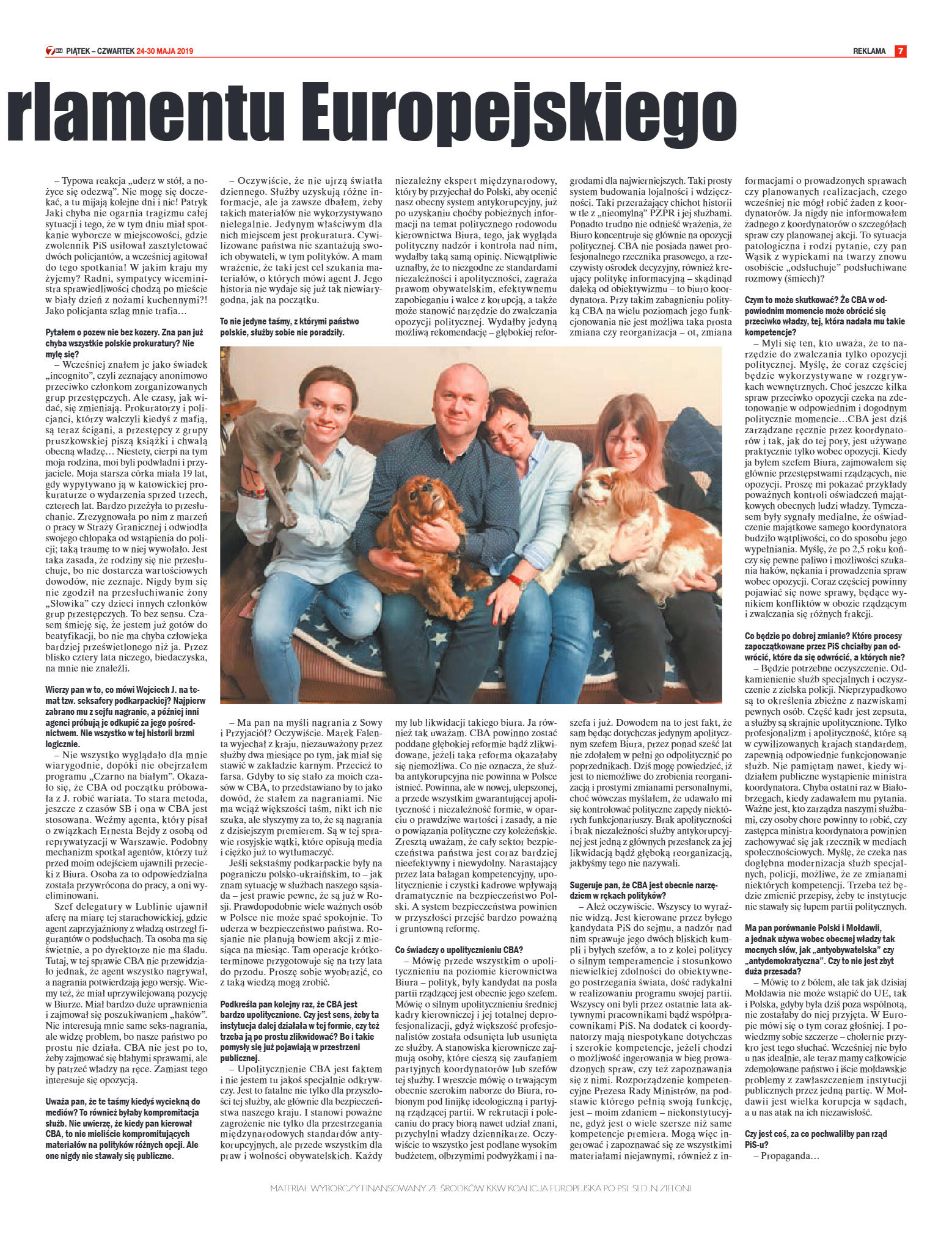 Tygodnik "7 Dni" nr 685 z 24.05.2019 - strona 7