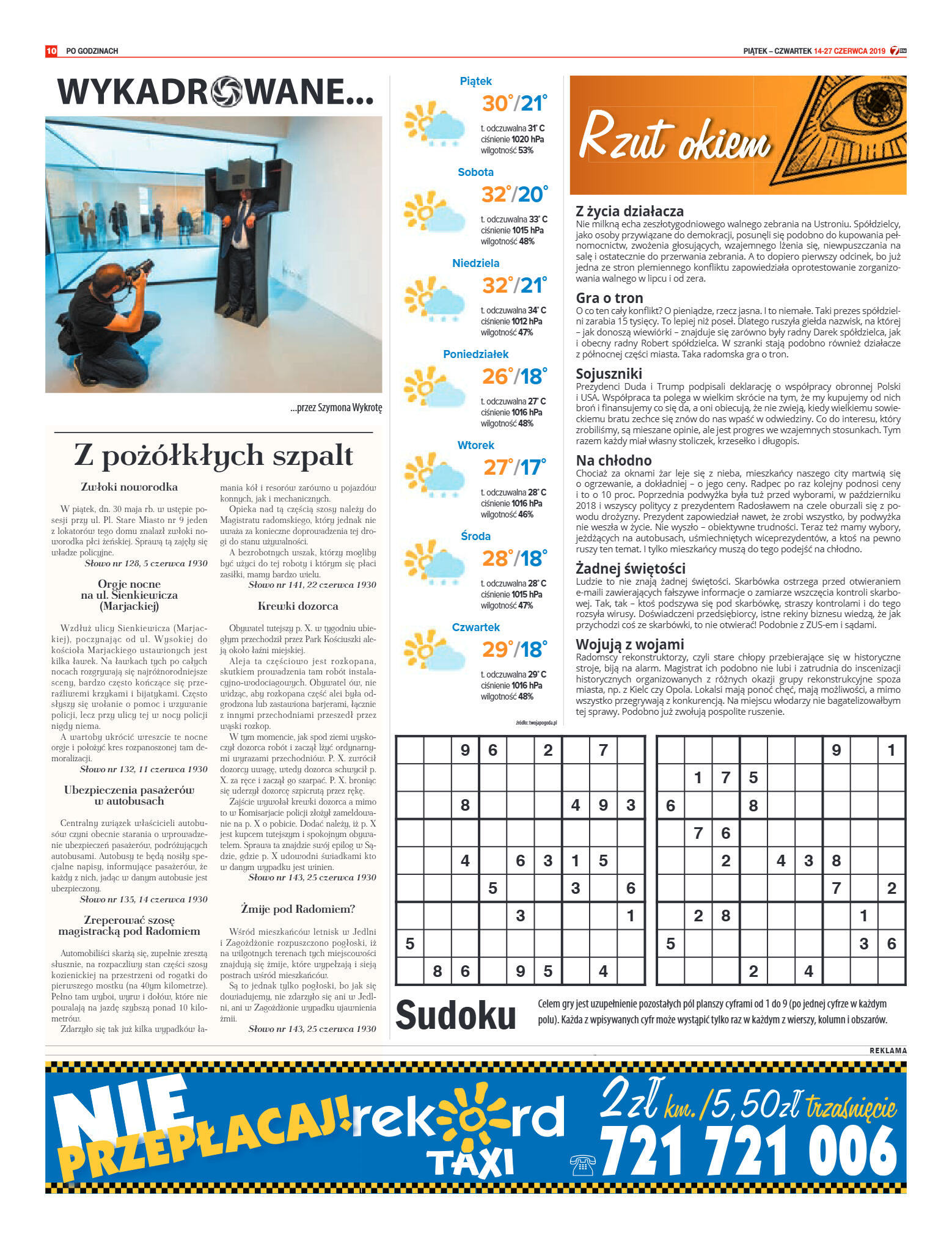 Tygodnik "7 Dni" nr 688 z 14.06.2019 - strona 10