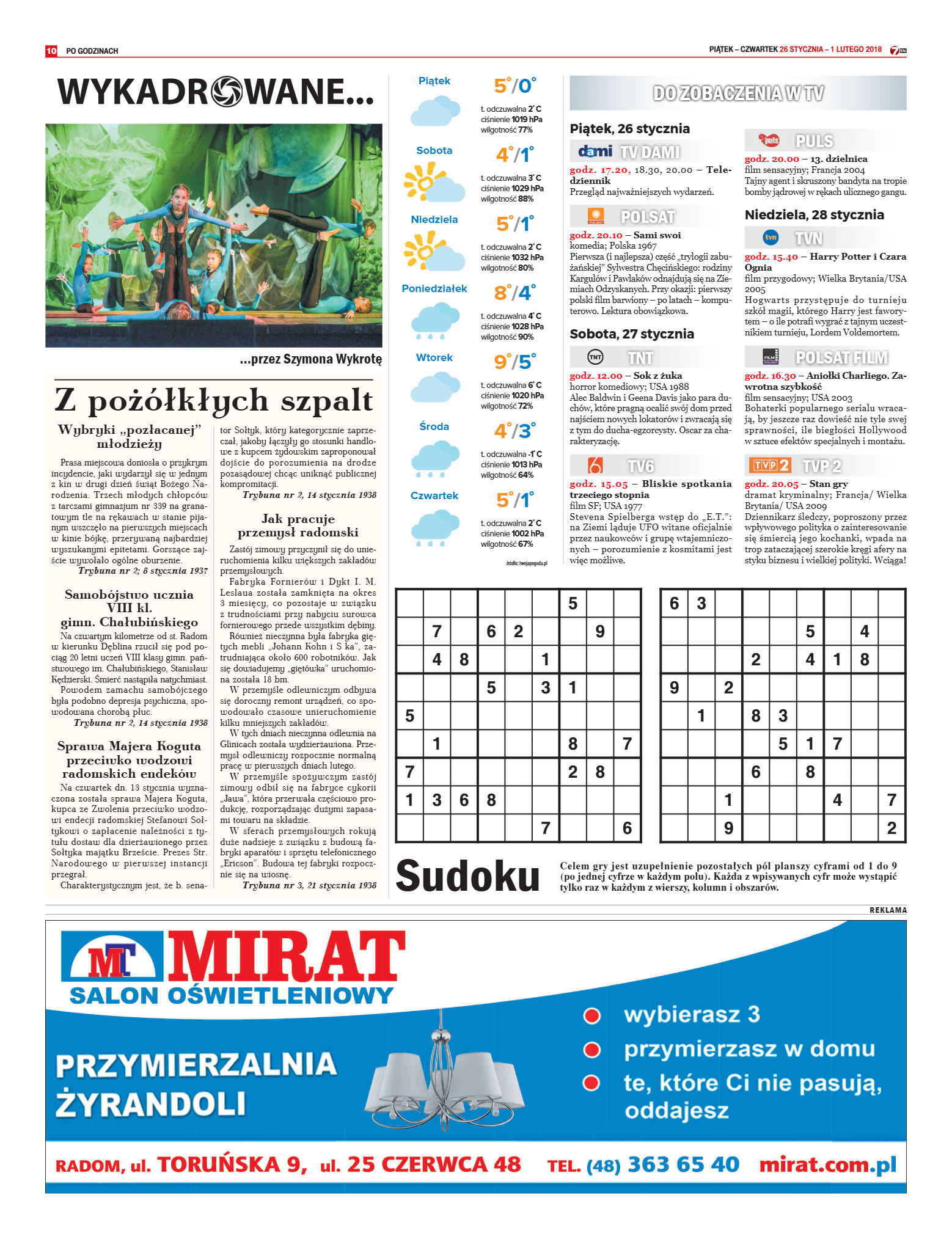 Tygodnik "7 Dni" nr 620 z dn. 26.01.2018 - strona 10
