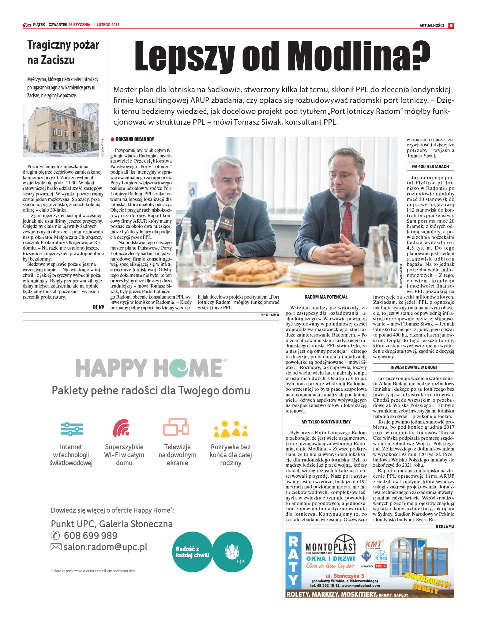 Tygodnik "7 Dni" nr 620 z dn. 26.01.2018 - strona 5