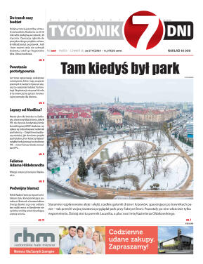 Tygodnik "7 Dni" nr 620 z dn. 26.01.2018 - strona 1