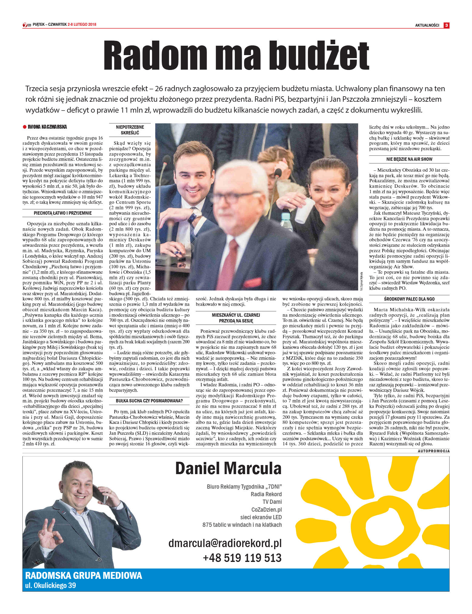 Tygodnik "7 Dni" nr 621 z dn. 02.02.2018 - strona 3