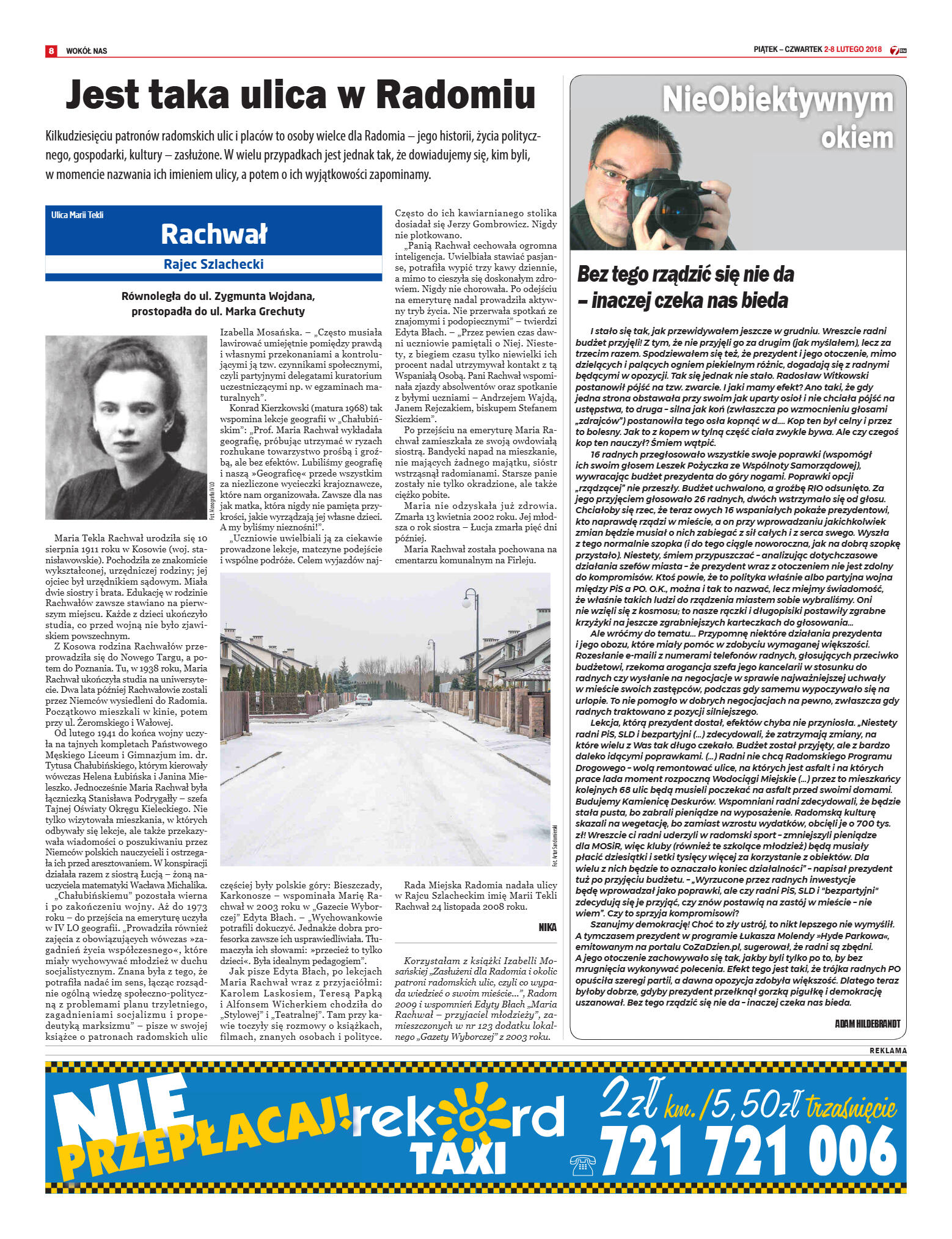 Tygodnik "7 Dni" nr 621 z dn. 02.02.2018 - strona 8