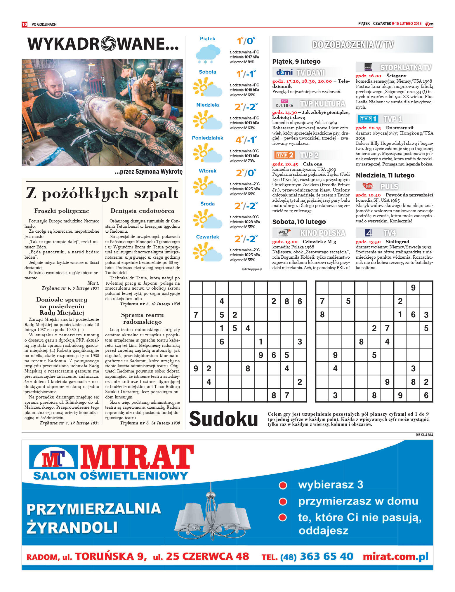 Tygodnik "7 Dni" nr 622 z dn. 09.02.2018 - strona 10