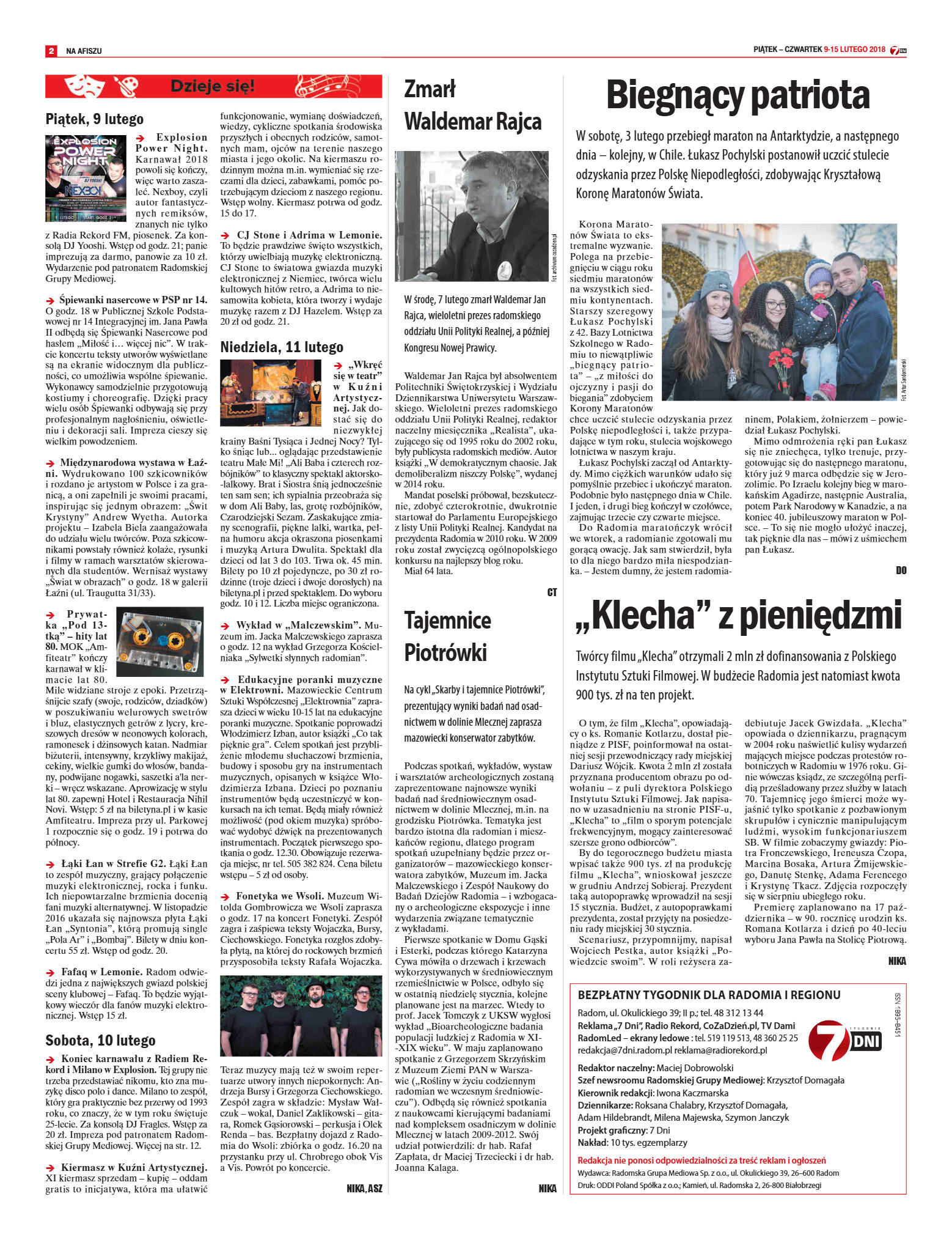 Tygodnik "7 Dni" nr 622 z dn. 09.02.2018 - strona 2